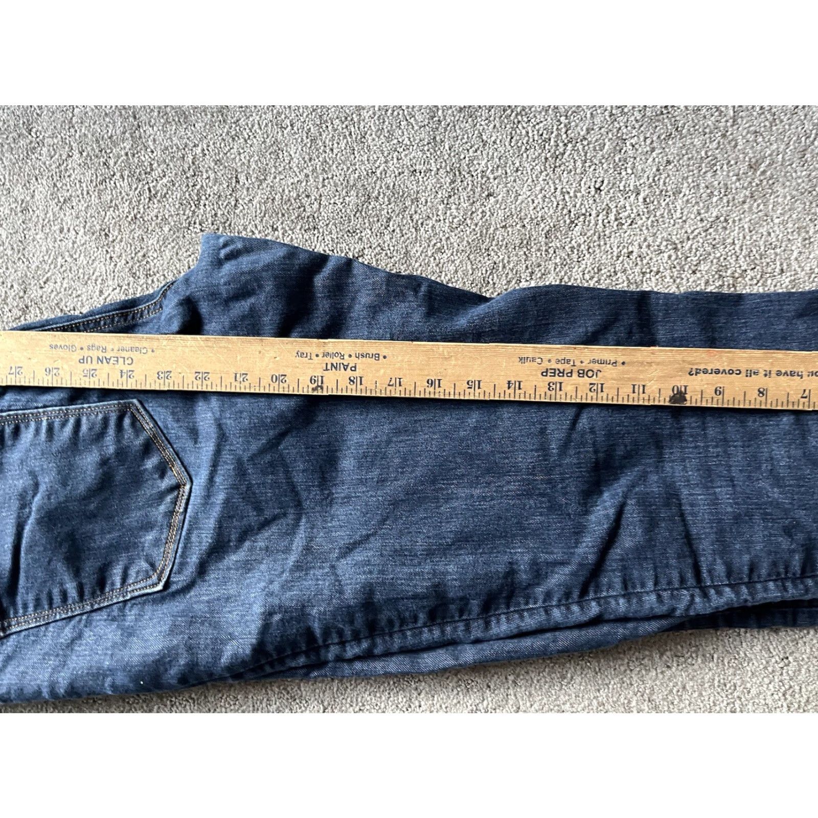 Ann Taylor VINTAGE Ann Taylor Loft Women's Crop Jeans Size 10 Dark Blue Denim Slim Fit 5-Pocket Size 32" / US 10 / IT 46 - 6 Thumbnail