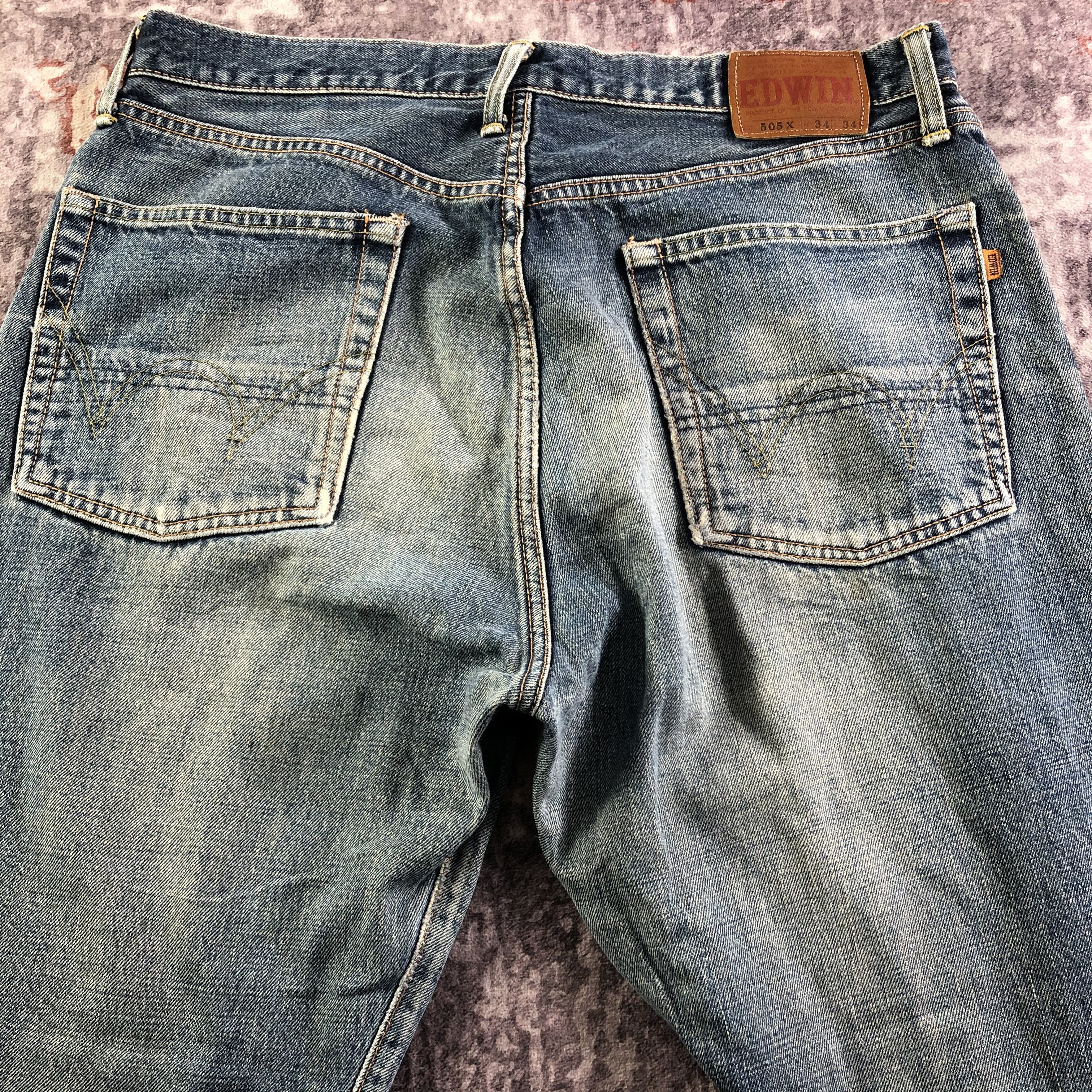 Edwin Vintage Edwin 505 Selvedge Jeans-JM3559 Size US 34 / EU 50 - 5 Thumbnail