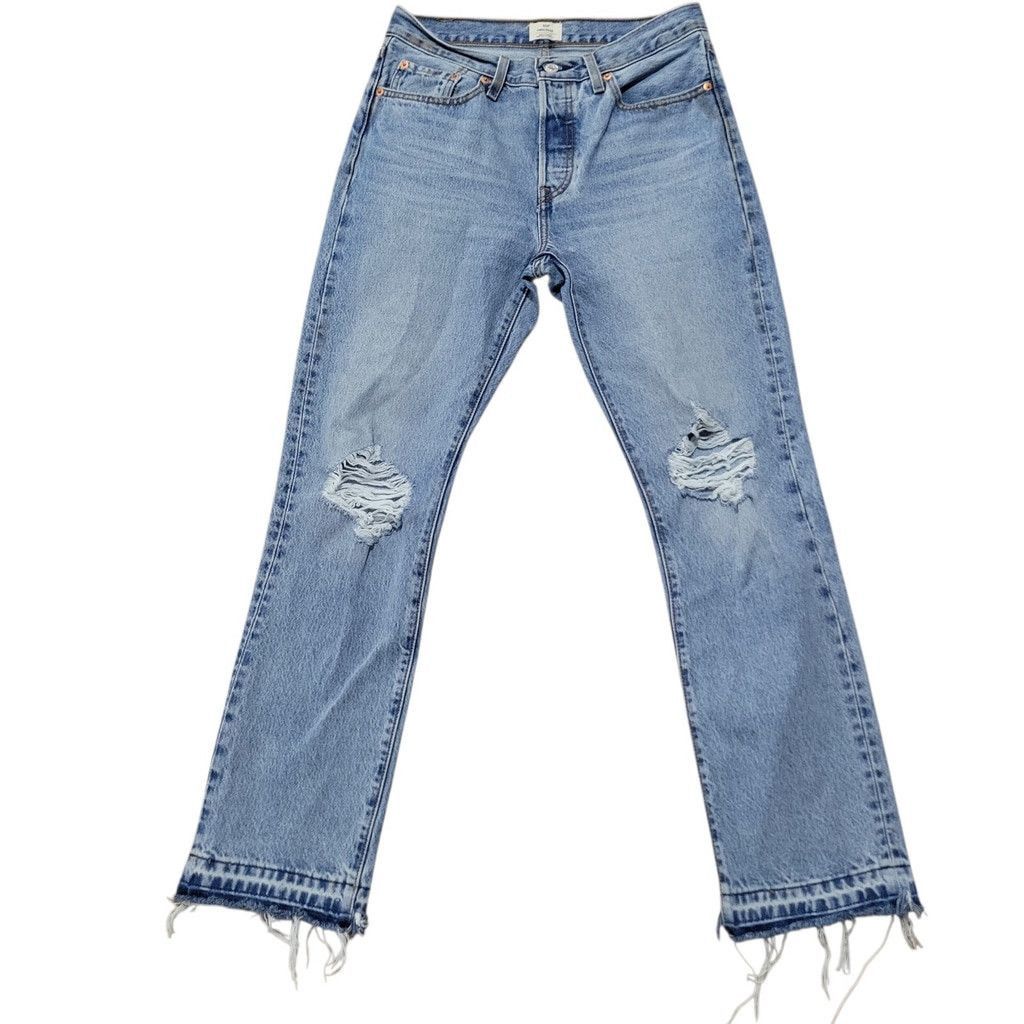 Levi's Levi's 501 Original Distressed Button-Fly Frayed Jean 28/30 Size 28" / US 6 / IT 42 - 8 Thumbnail