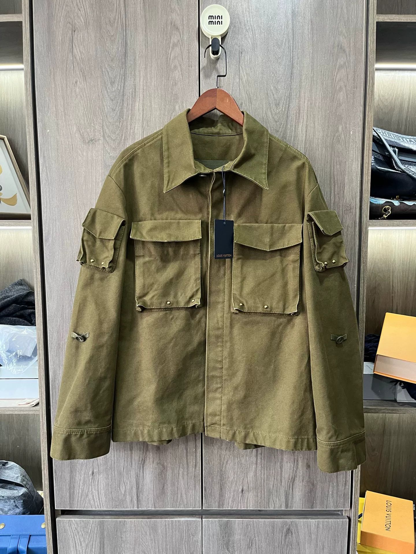 Louis Vuitton Louis Vuitton SS24 Pharrell Studded Cargo Jacket Size US XL / EU 56 / 4 - 1 Thumbnail