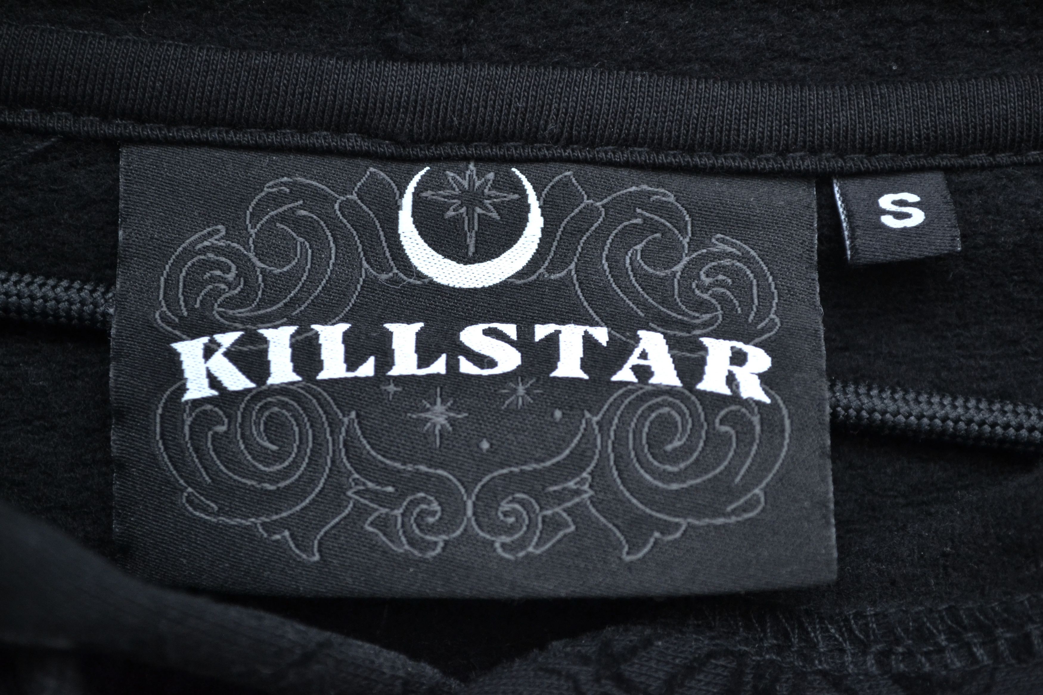 Killstar KillStar Men’s Black Gothic Punk Rock Hoodie Size S Size US S / EU 44-46 / 1 - 6 Thumbnail