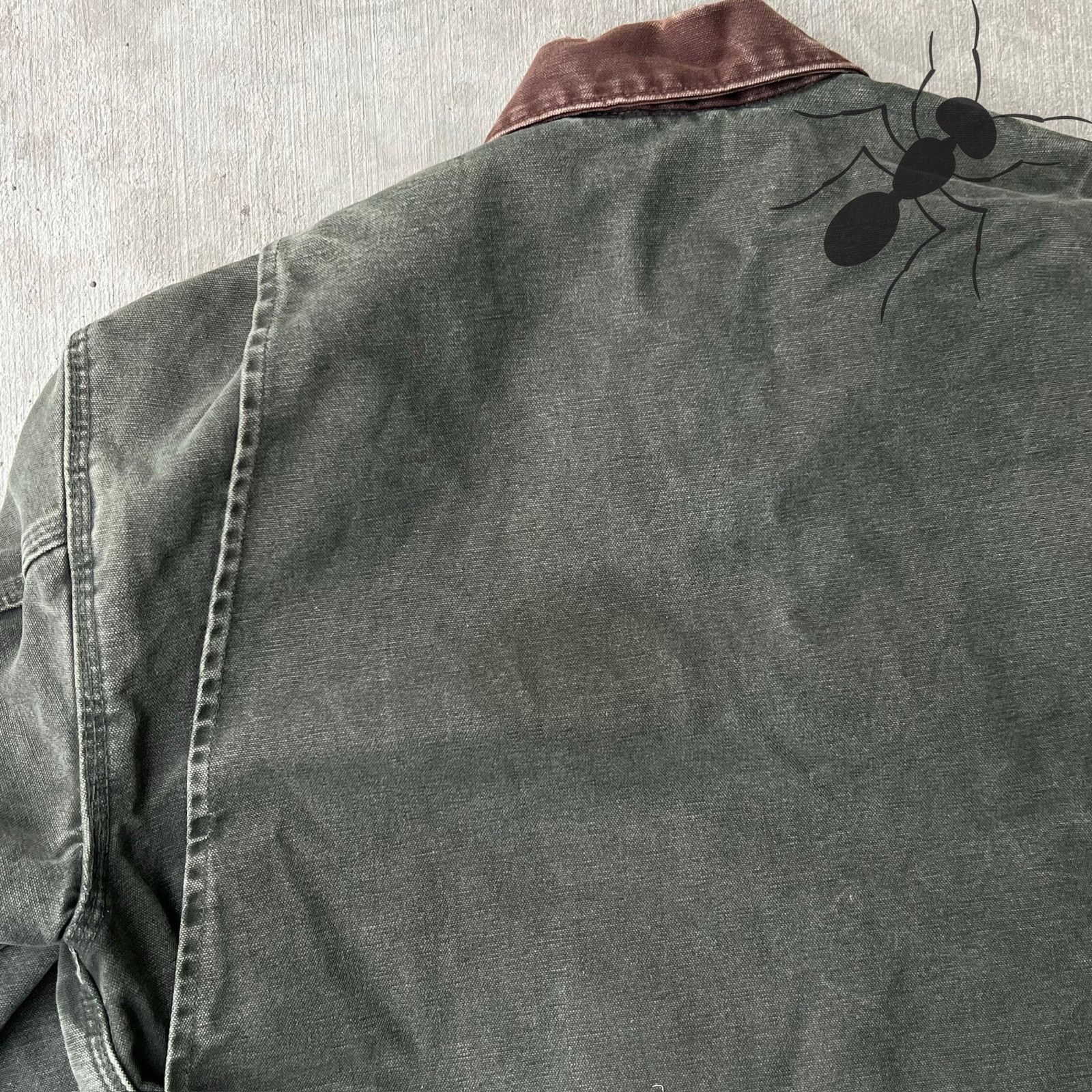 Carhartt × Vintage Carhartt J97 MOS faded green detroit work wear jacket Size US L / EU 52-54 / 3 - 6 Thumbnail