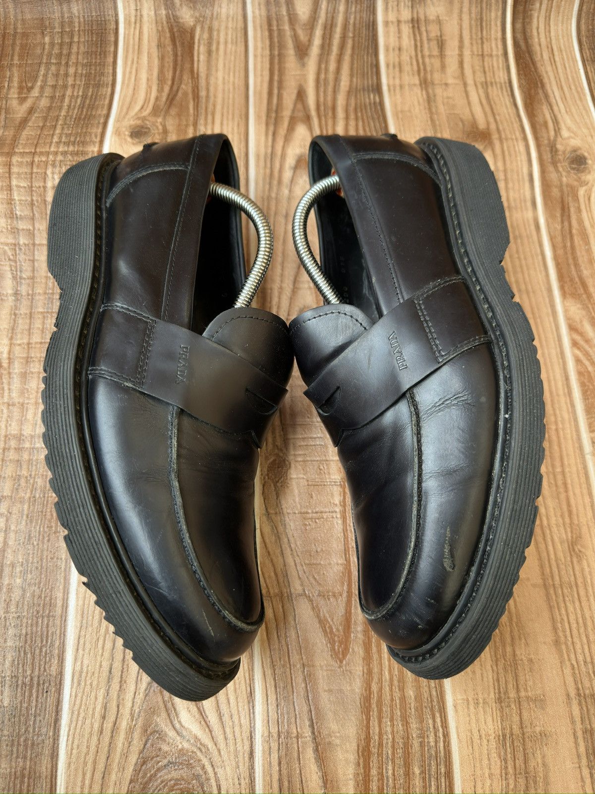 Prada Prada Penny Loafers Size US 10 / EU 43 - 6 Thumbnail