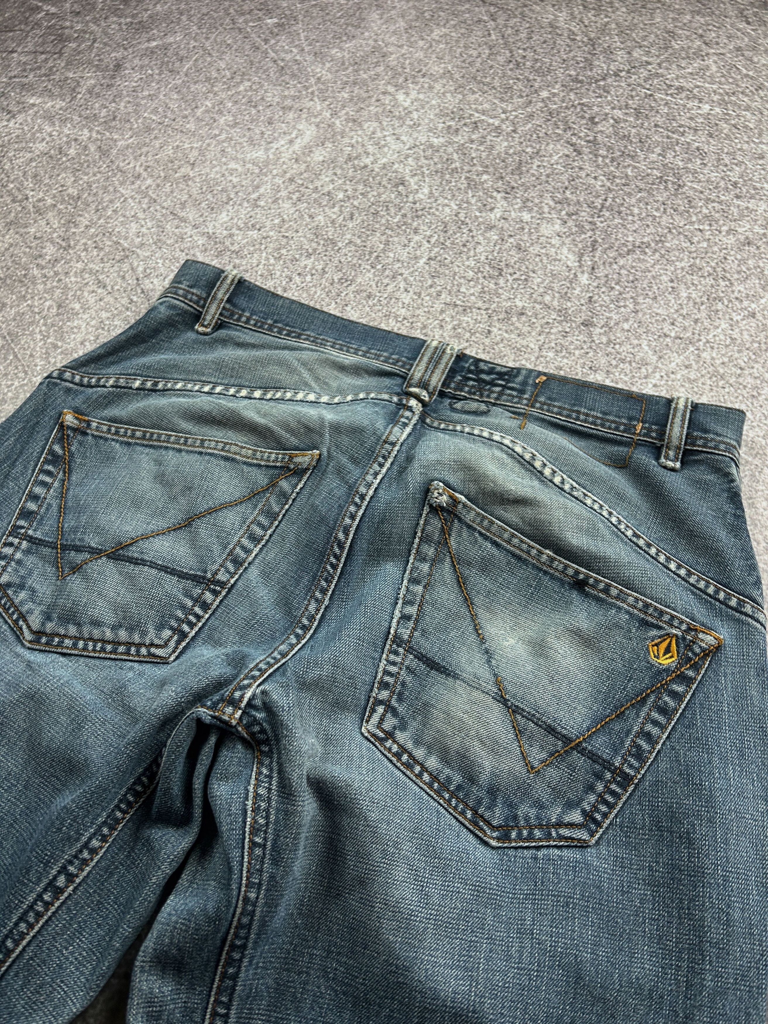 Designer vtg japanese washed jeans like rick owens or balenciaga 90s Size US 32 / EU 48 - 6 Thumbnail