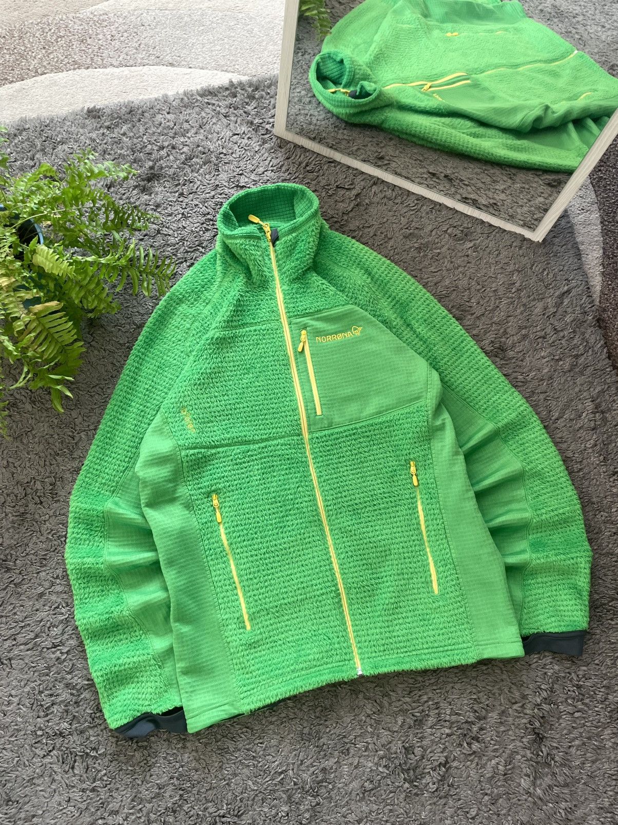 Norrona 00s Norrona Zip-Hoodie Fleece Gorpcore Outdoor Logo Rare Size US XL / EU 56 / 4 - 2 Thumbnail