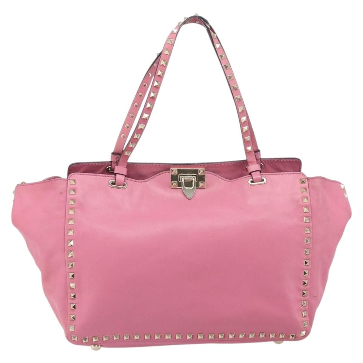 Valentino Valentino Garavani Rockstud Tote Soft Leather Size ONE SIZE - 1 Thumbnail