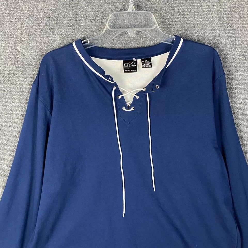 Other Erika Sport Top Women's 1X Long Sleeve Cotton Blend NWD Size ONE SIZE - 2 Thumbnail