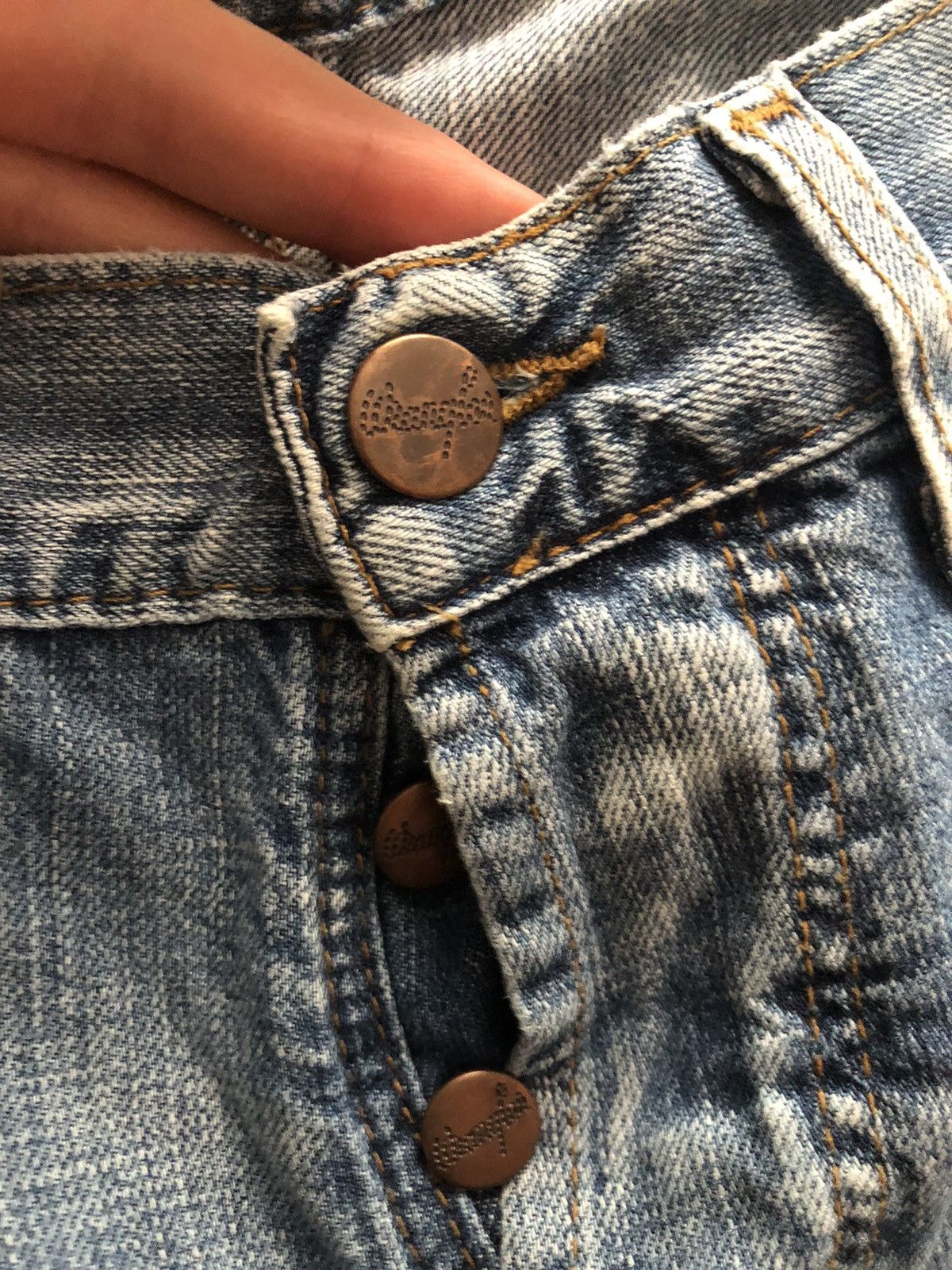 Wrangler WRANGLER ROCKVILLE VINTAGE DENIM JEANS PANTS Size US 31 - 2 Thumbnail