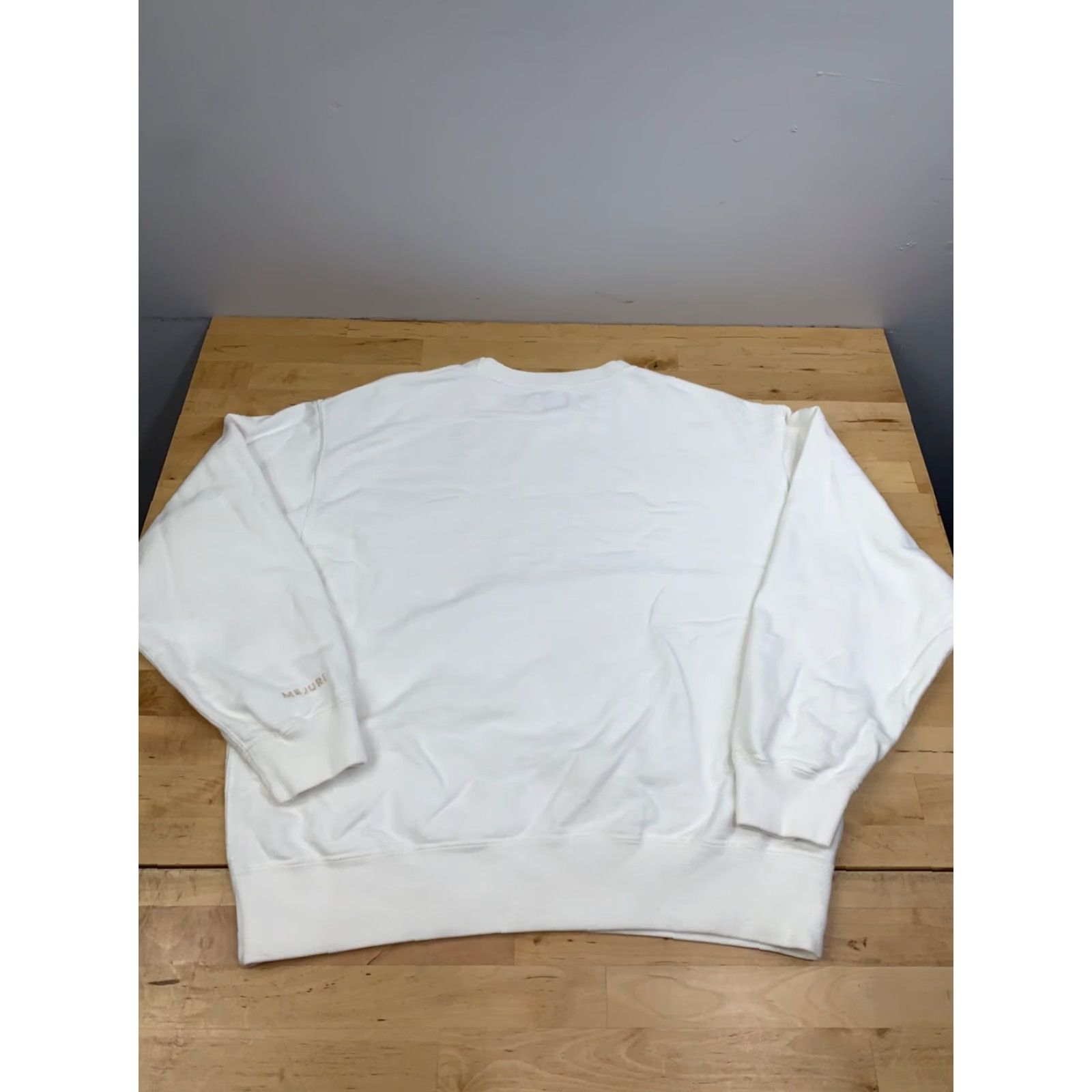 mejuri Mejuri Sweatshirt Womens S White Casual Pullover Athleisure 12075 Size S / US 4 / IT 40 - 7 Thumbnail