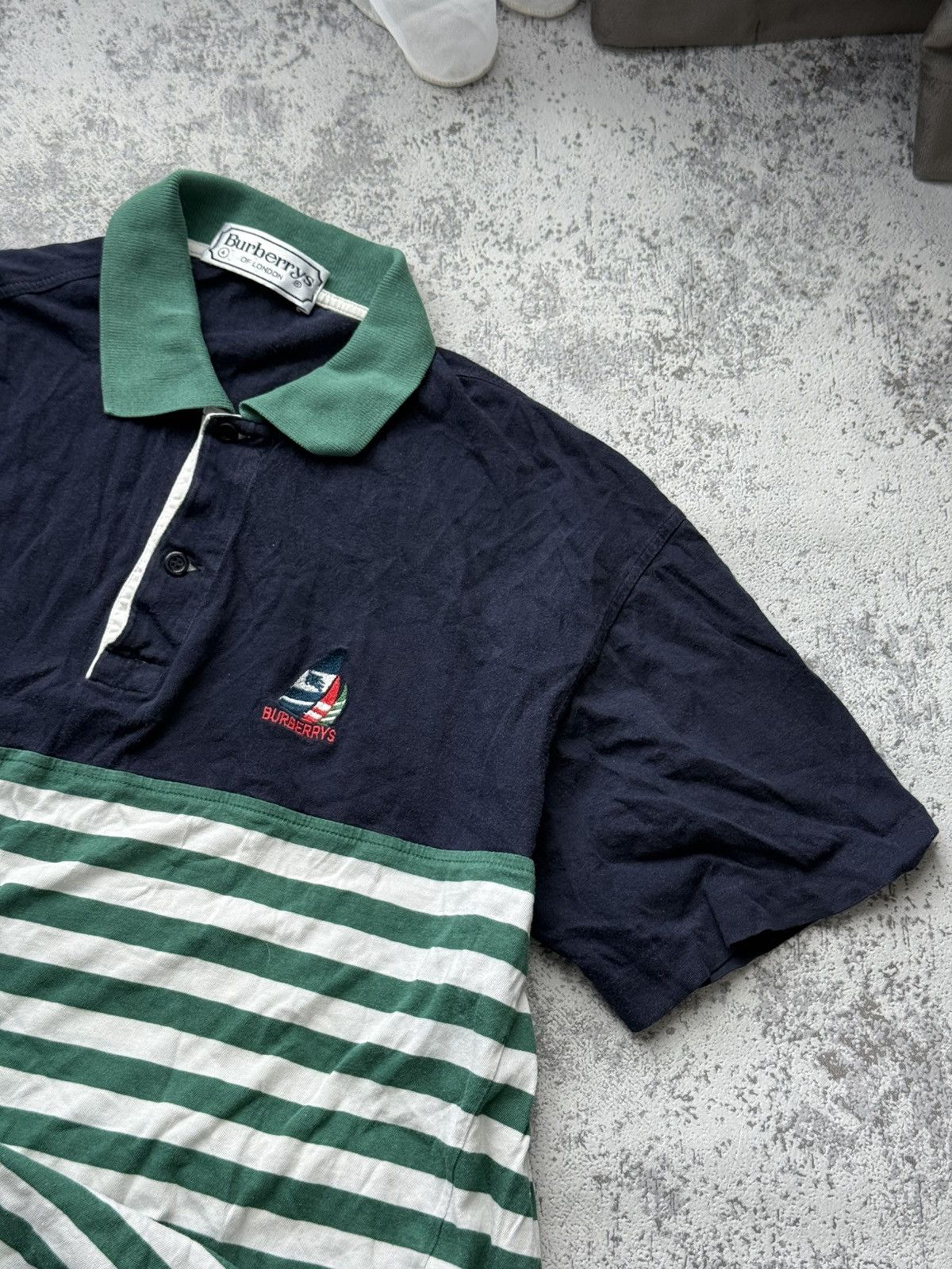 Burberry Vintage Burberrys 90s Polo T-Shirt Size 4 ( s ) Size US S / EU 44-46 / 1 - 2 Thumbnail