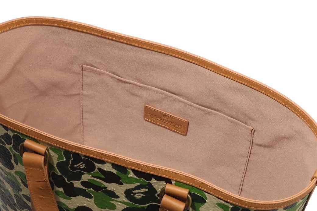 Bape Bape PU Leather Green Camo Bag Size ONE SIZE - 3 Thumbnail