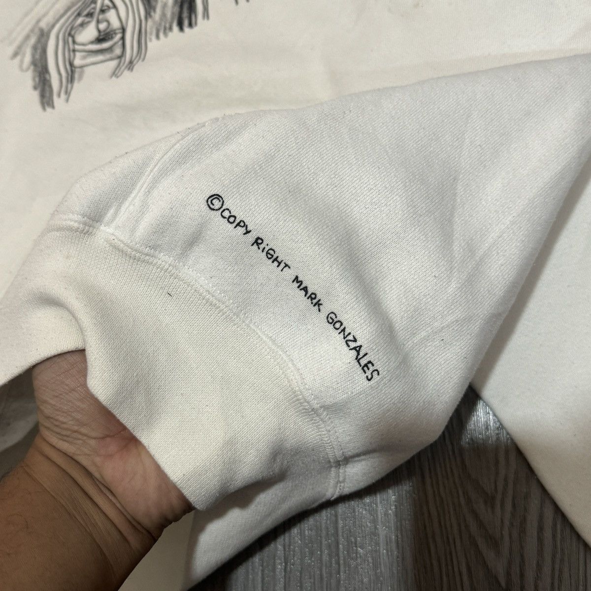 Vintage Mark Gonzales 2002 Hoodie Size US L / EU 52-54 / 3 - 4 Thumbnail
