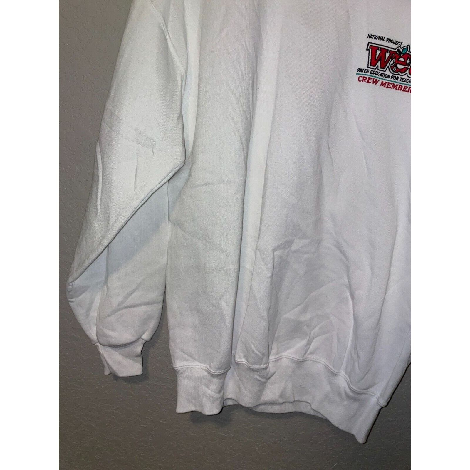 Jerzees Vintage Teacher Sweatshirt National Project Wet Water 90s L Size US L / EU 52-54 / 3 - 6 Thumbnail