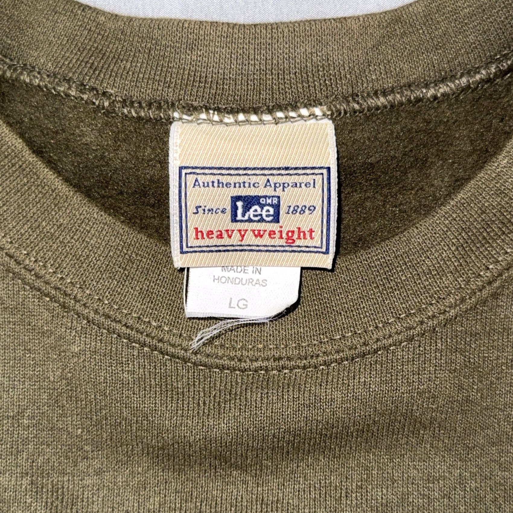 Lee VINTAGE Lee Sweatshirt Mens Large Green California Birds Flowers Heavyweight Size US L / EU 52-54 / 3 - 3 Thumbnail
