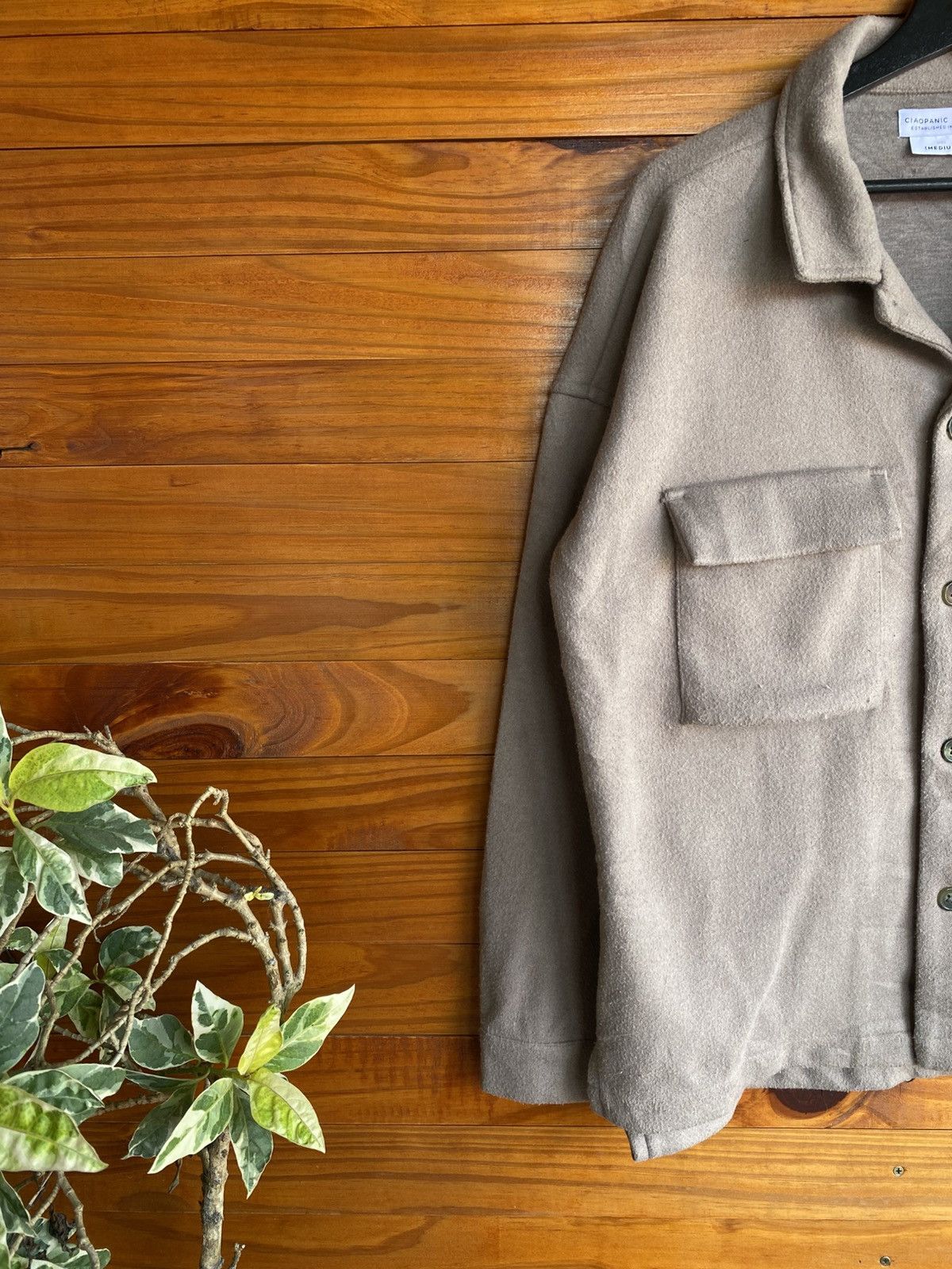 Ciaopanic CIAOPANIC TYPY Wool Blend Shirt Jacket Casual Outerwear Size US M / EU 48-50 / 2 - 7 Thumbnail