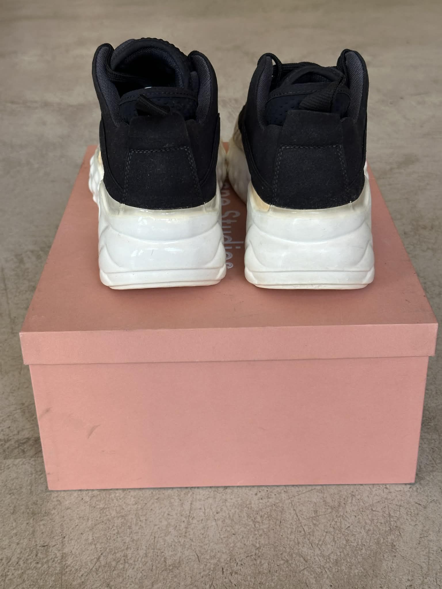 Acne Studios Acne Studios Rockaway Dip Gum Black White Sneaker US 12 EU45 Size US 12 / EU 45 - 6 Thumbnail