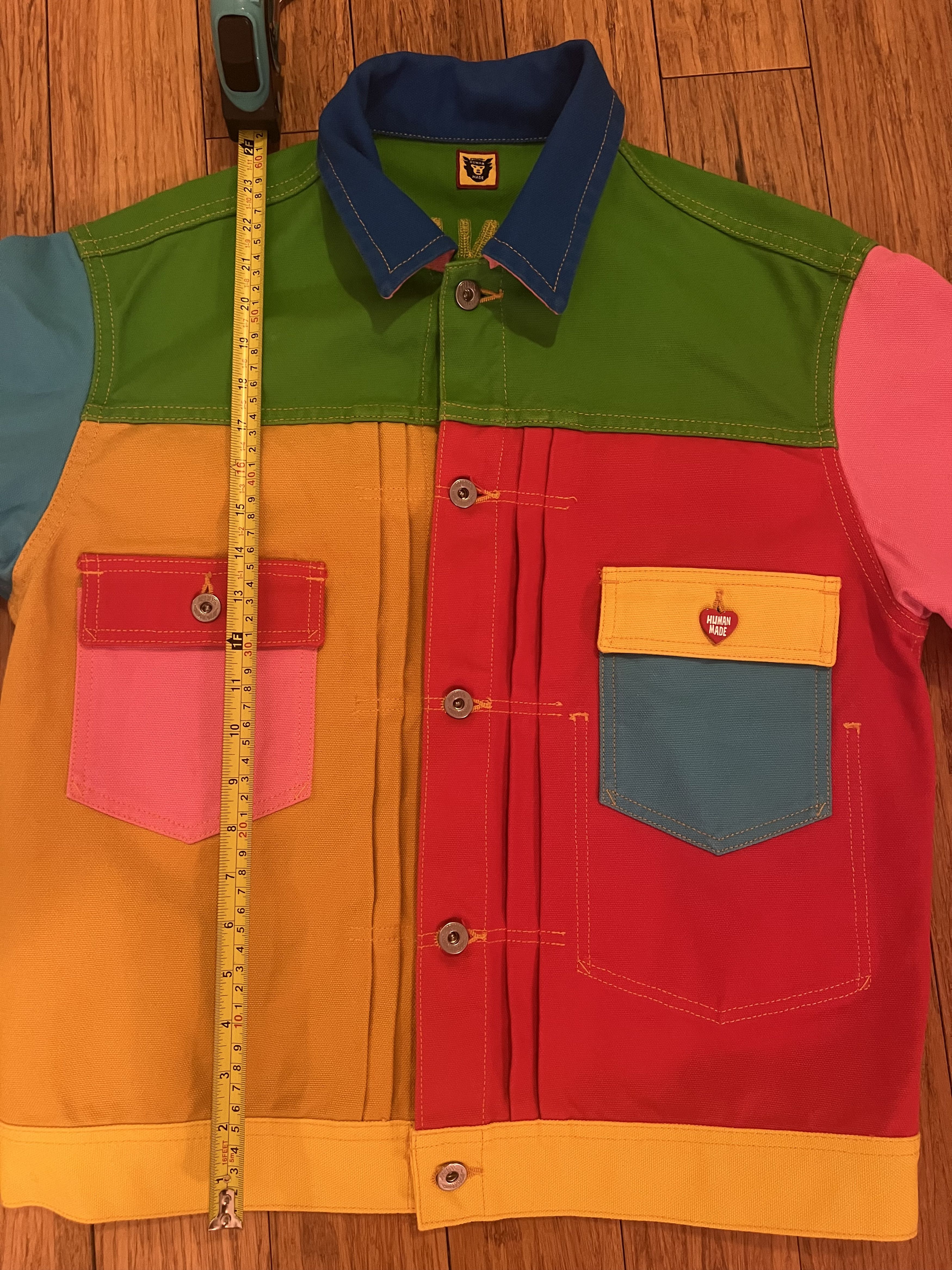 Nigo Human Made – Crazy Patchwork Denim Jacket – Size L – Nigo Size US L / EU 52-54 / 3 - 6 Thumbnail
