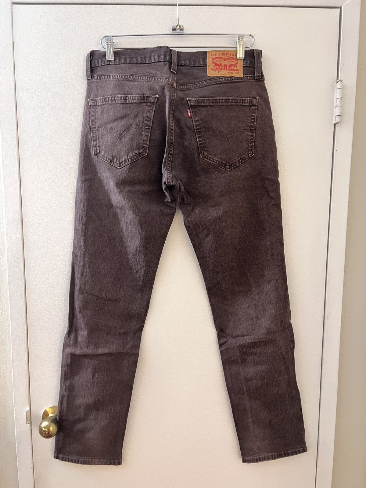 Levi's Levi’s 511 Washed Brown Cocoa Size US 32 / EU 48 - 4 Thumbnail
