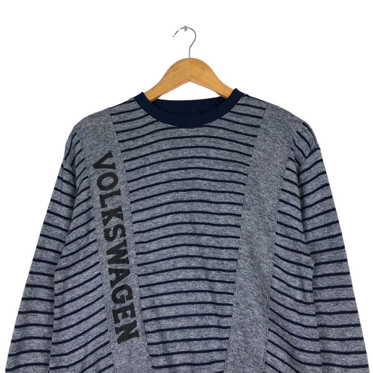 Japanese Brand × Vintage Rare Volkswagen Stripe Fleece Sweatshirt Small #A2 Size US S / EU 44-46 / 1 - 2 Thumbnail
