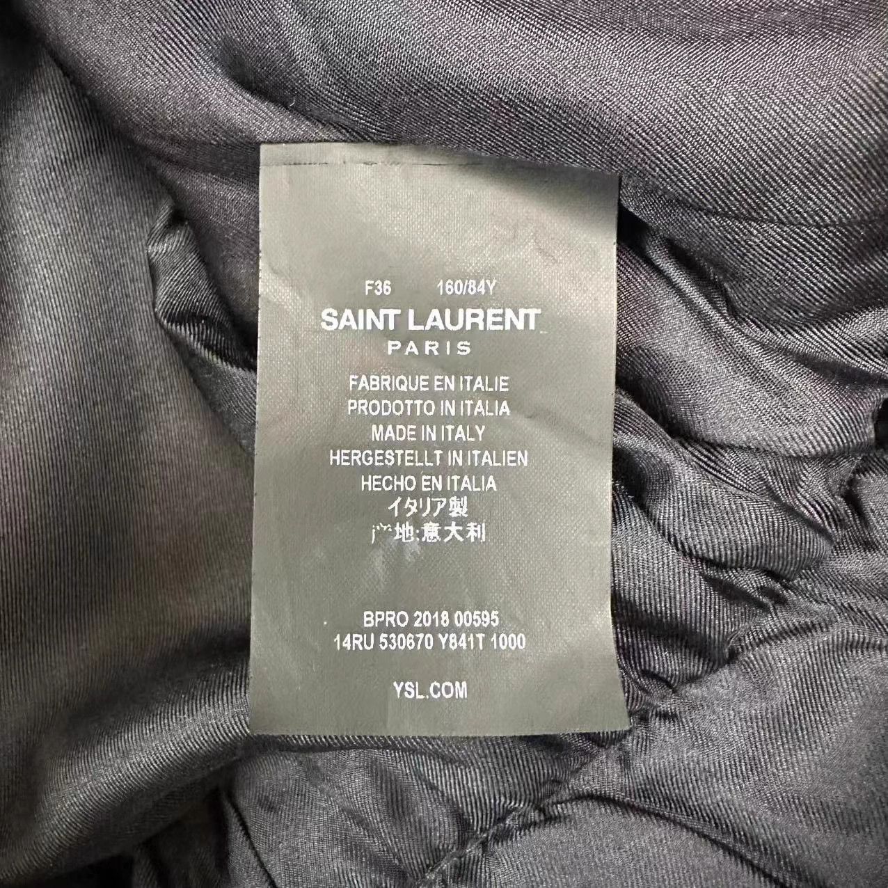 Yves Saint Laurent YSL velvet dress almost new 36 Size XS / US 0-2 / IT 36-38 - 4 Thumbnail