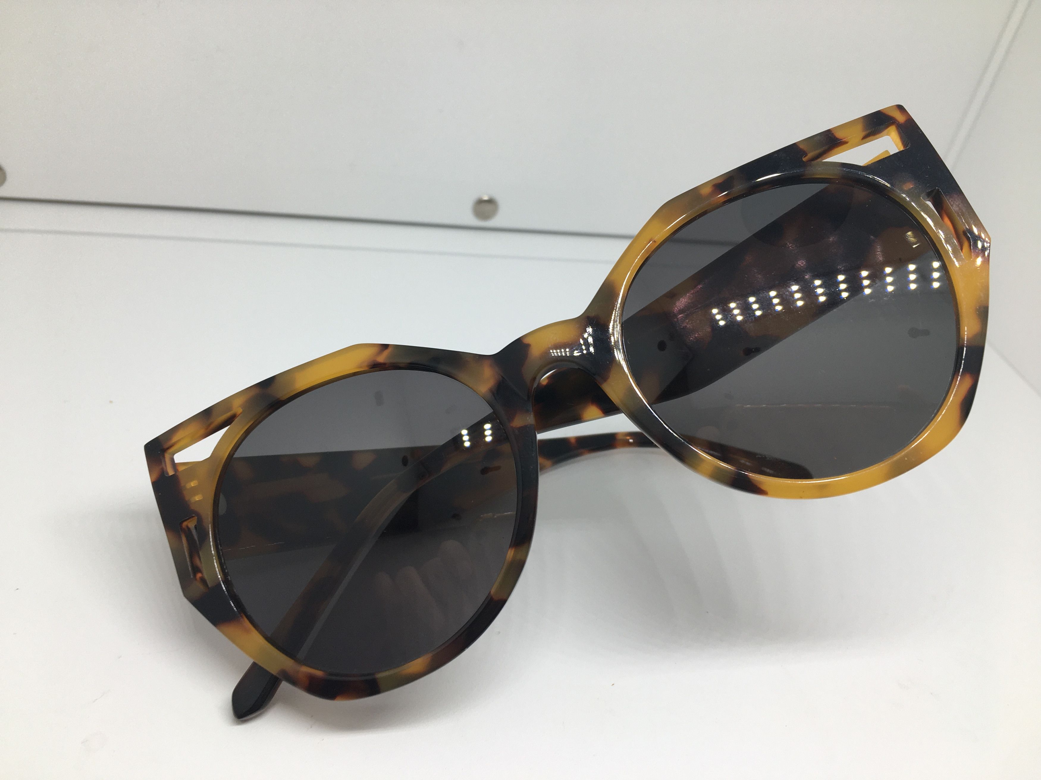 Other Handmade Tortoise Sunglasses Frame Diva Size ONE SIZE - 5 Thumbnail