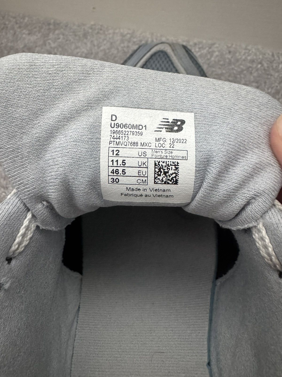 New Balance New Balance 9060 Blue/Grey Size US 12 / EU 45 - 7 Thumbnail