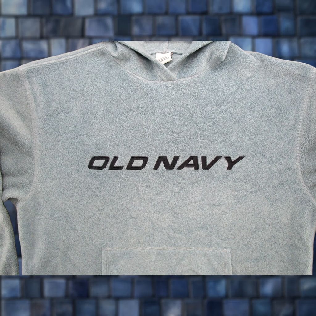 Old Navy VTG Old Navy Blue Fleece Hoodie Sweatshirt Size L Skater Read Mens Hooded Pullover Size US L / EU 52-54 / 3 - 1 Thumbnail