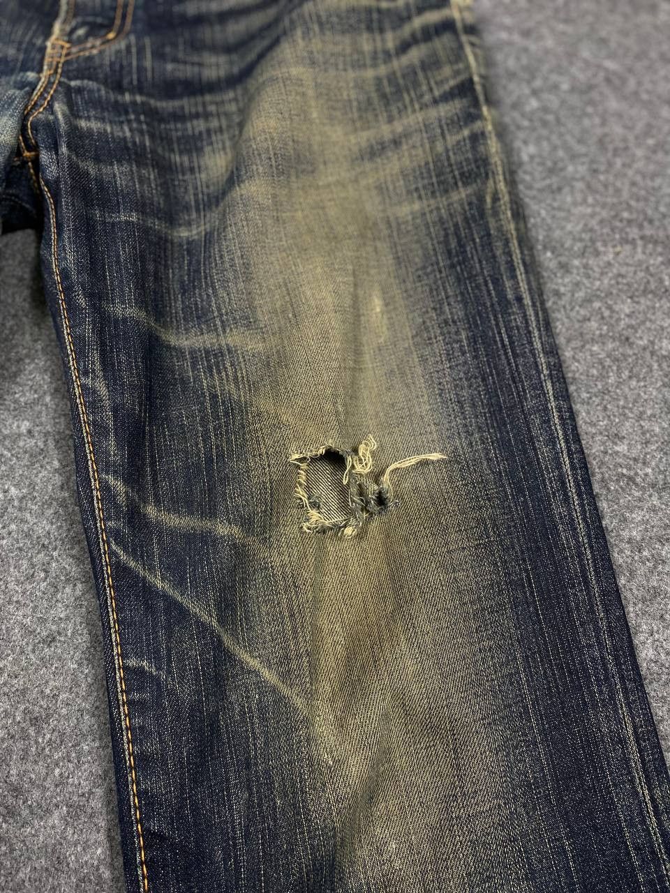 Edwin vintage edwin rusty distressed denim nice design Size US 34 / EU 50 - 11 Thumbnail