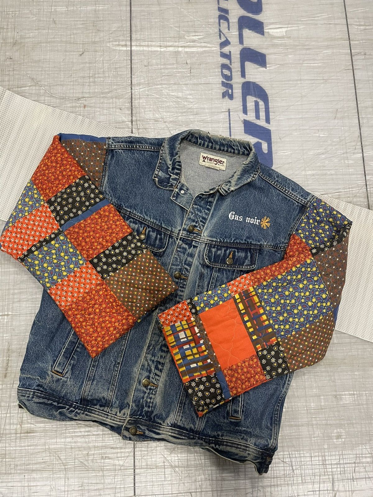 Vintage Reworked denim jacket Size US XL / EU 56 / 4 - 1 Thumbnail