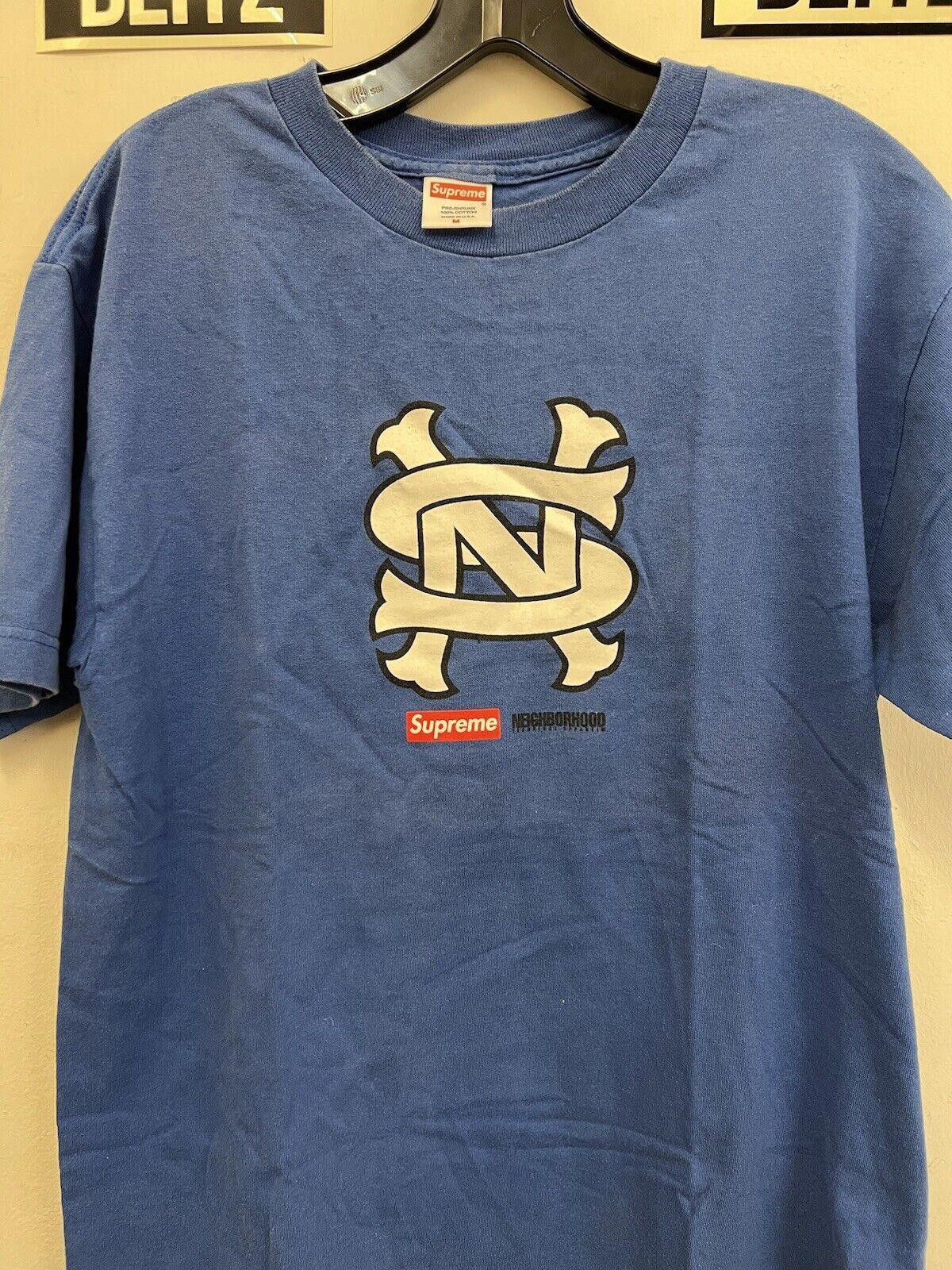 Supreme 2007 SUPREME NEIGHBORHOOD NBHD NS BOX LOGO TEE T-SHIRT BLUE Size US M / EU 48-50 / 2 - 2 Thumbnail