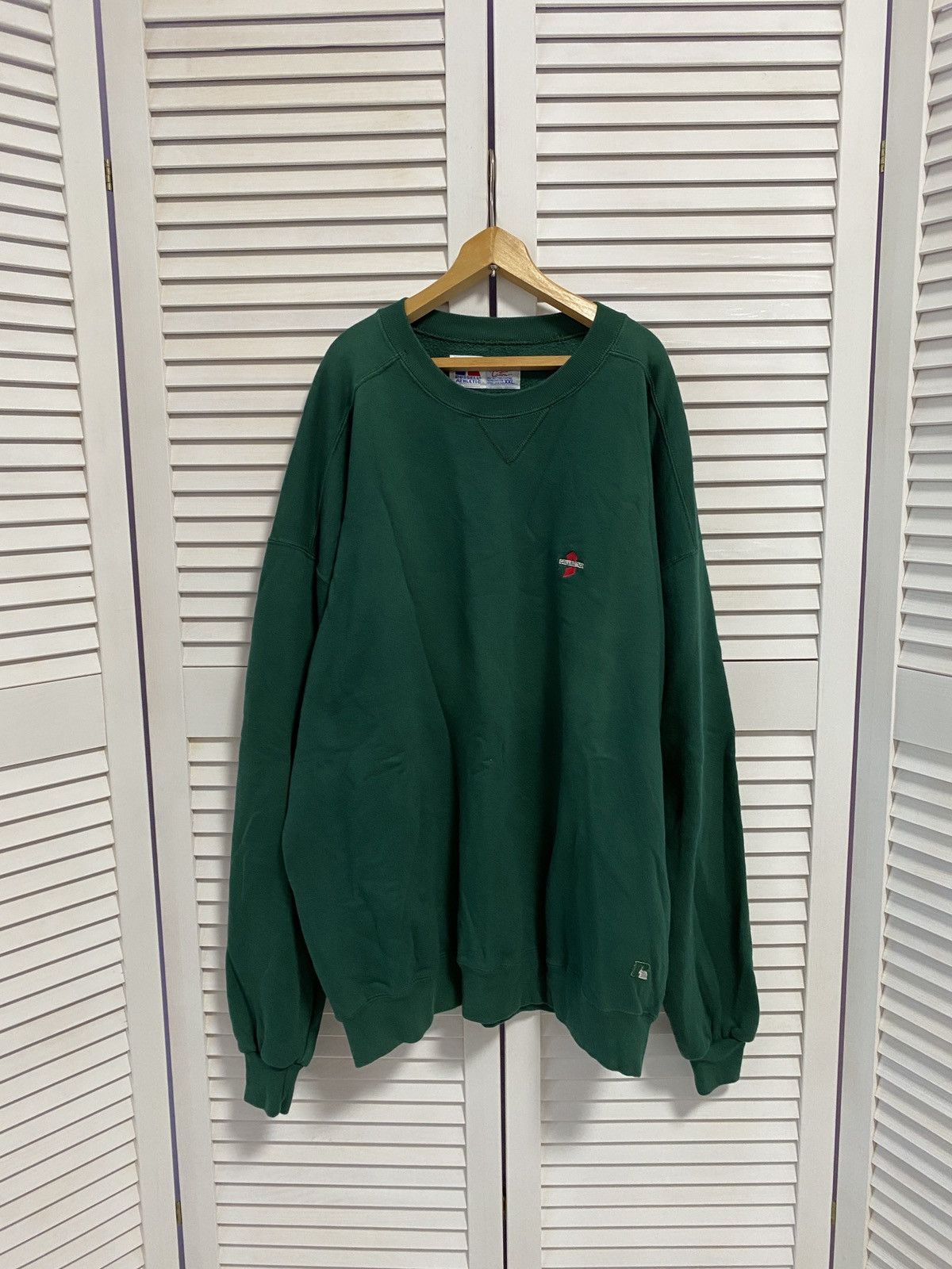 Russell Athletic 📀 Vintage 90s sweater Russell Athletic Baggy Track Boxy fit Size US XXL / EU 58 / 5 - 1 Thumbnail