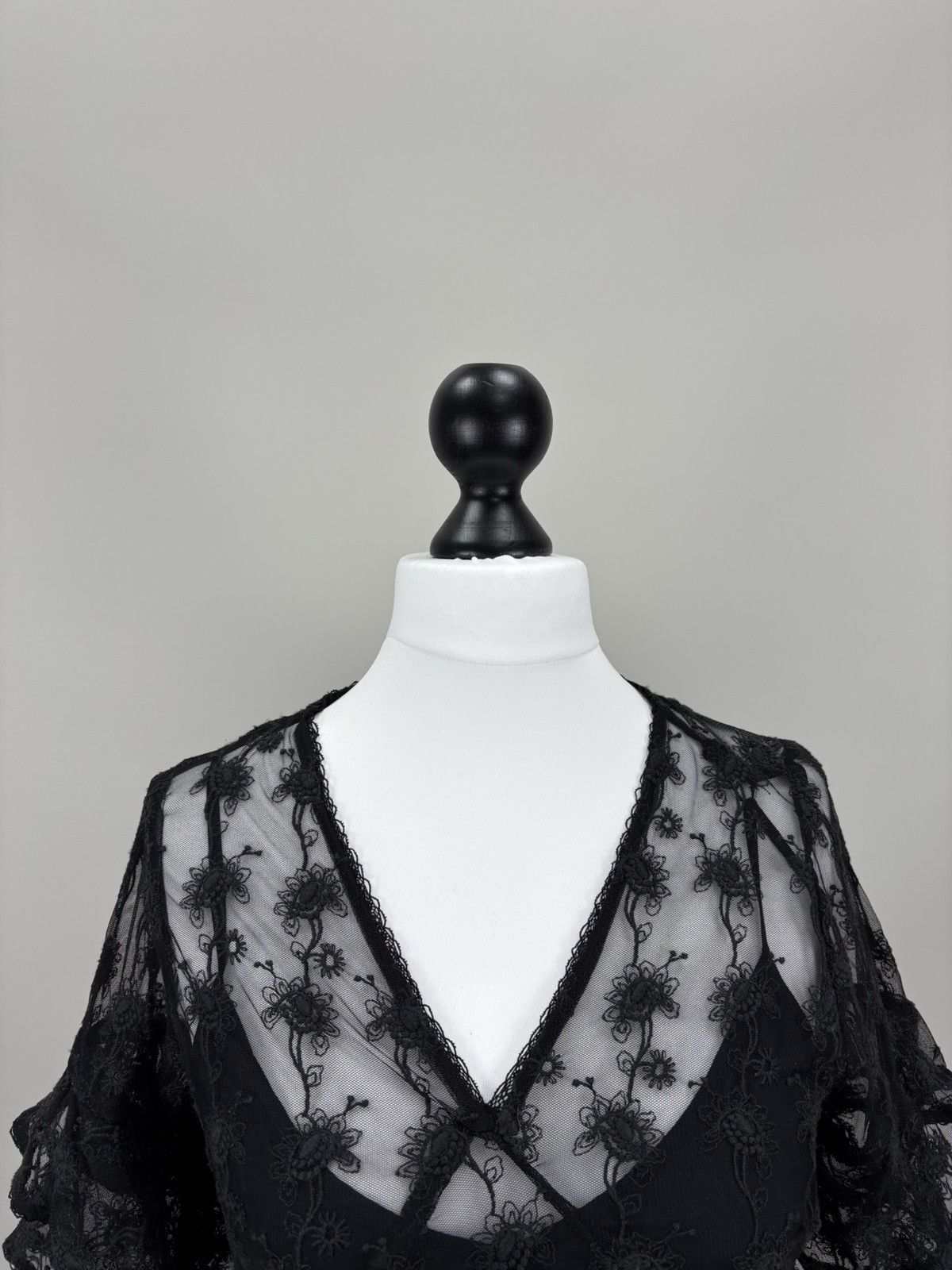 Allsaints Womens blouse AllSaints Size 38 Color Black Size XS / US 0-2 / IT 36-38 - 4 Thumbnail