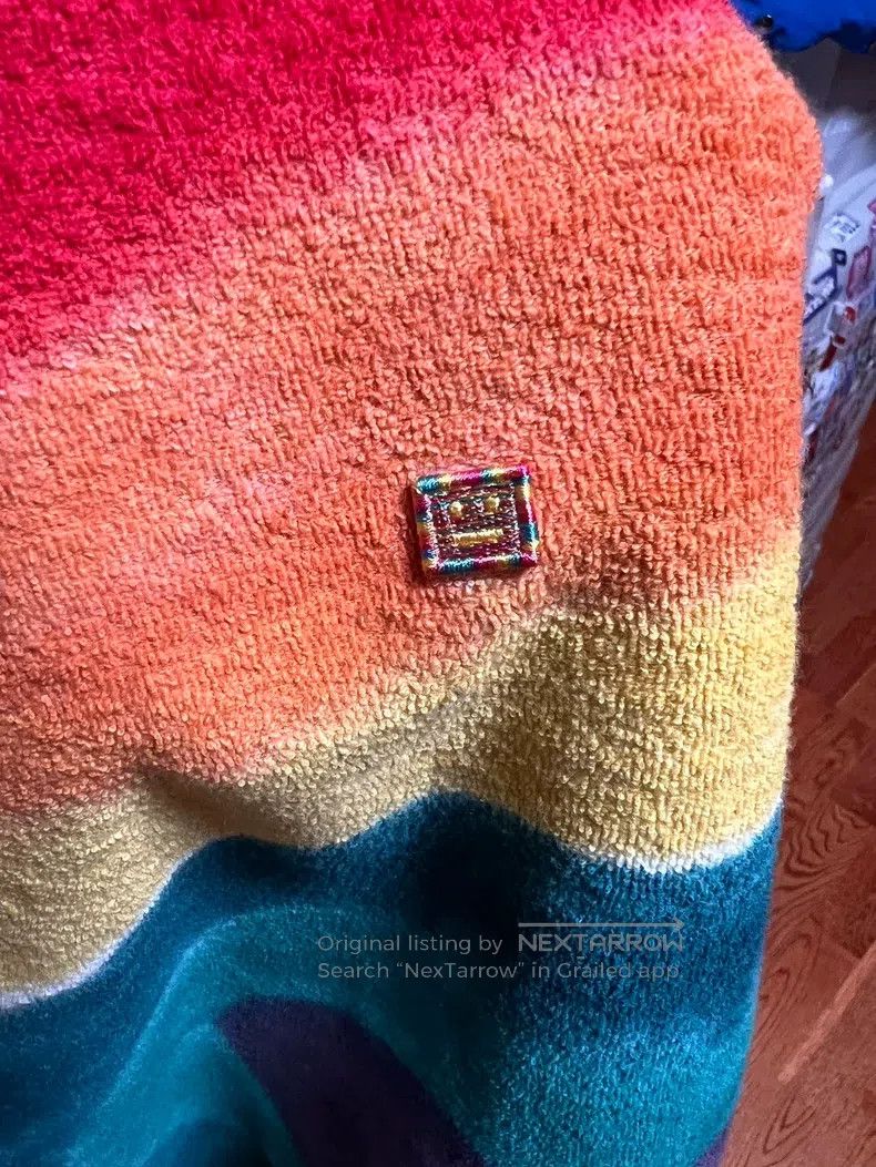 Acne Studios Acne Studios Nordic Smiley Face Rainbow Towel with Thin Fl Size US XS / EU 42 / 0 - 4 Thumbnail
