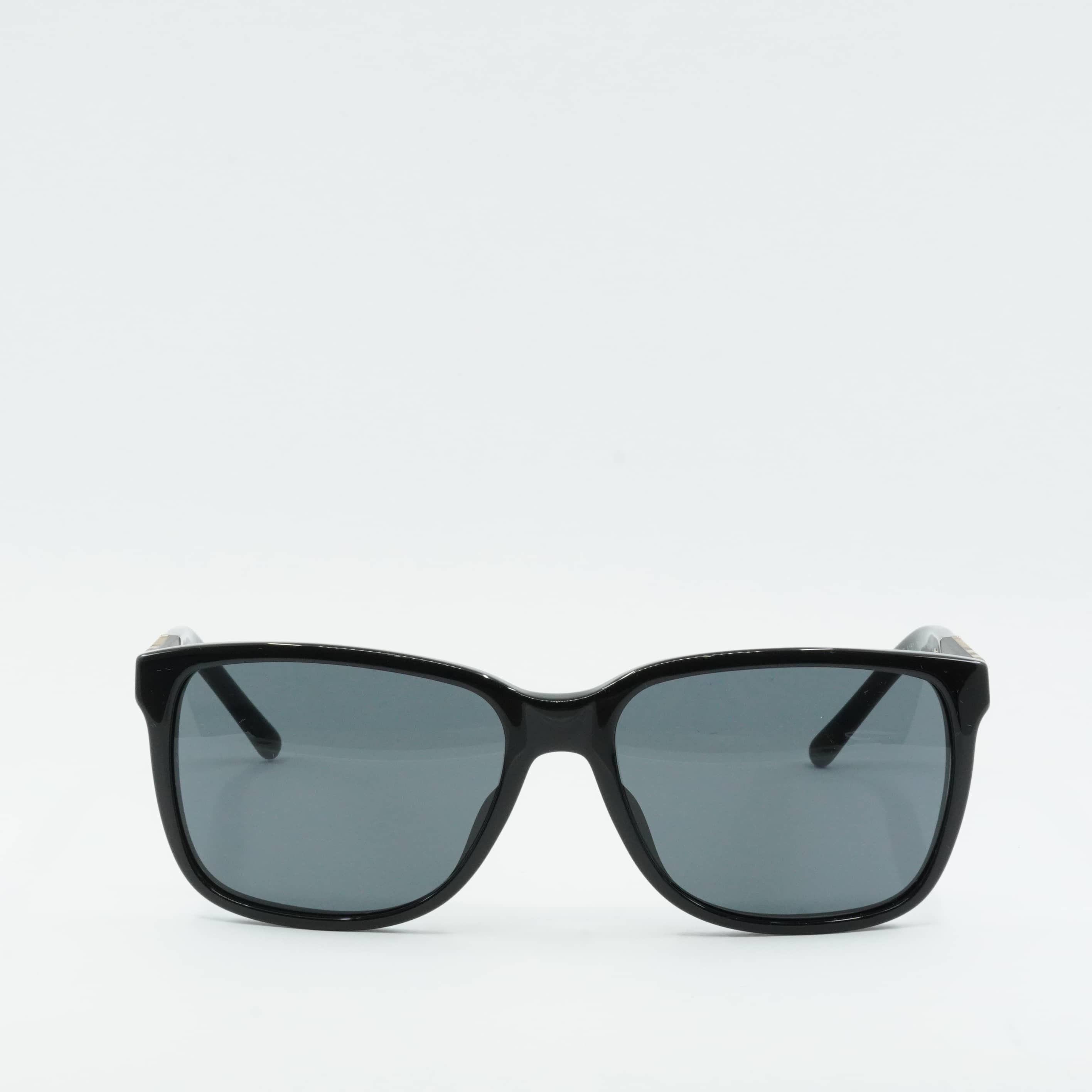 Burberry Burberry BE4181 300187 Men Sunglasses Black Rectangle Frame Size ONE SIZE - 7 Thumbnail