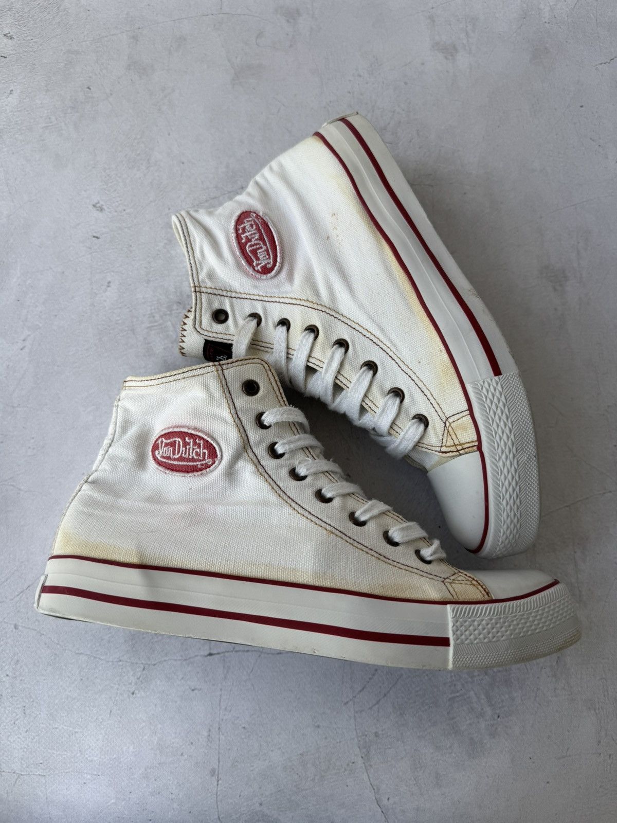 Vintage × Von Dutch Von Dutch Hi Top Sneakers Vintage Size US 6 / IT 36 - 3 Thumbnail