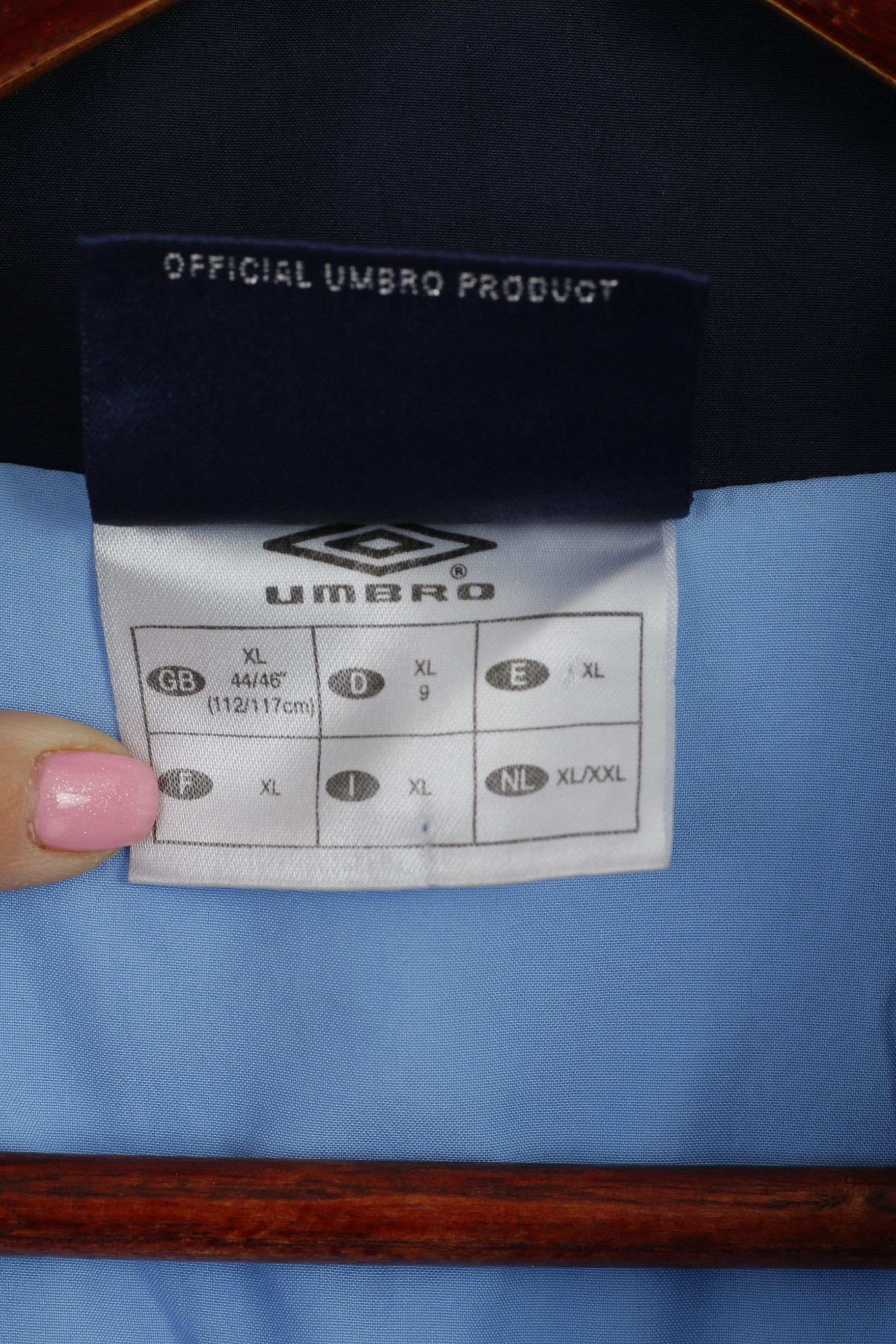 Umbro Umbro Men XL Jacket Blue Sport Training 3894 Size US XL / EU 56 / 4 - 5 Thumbnail