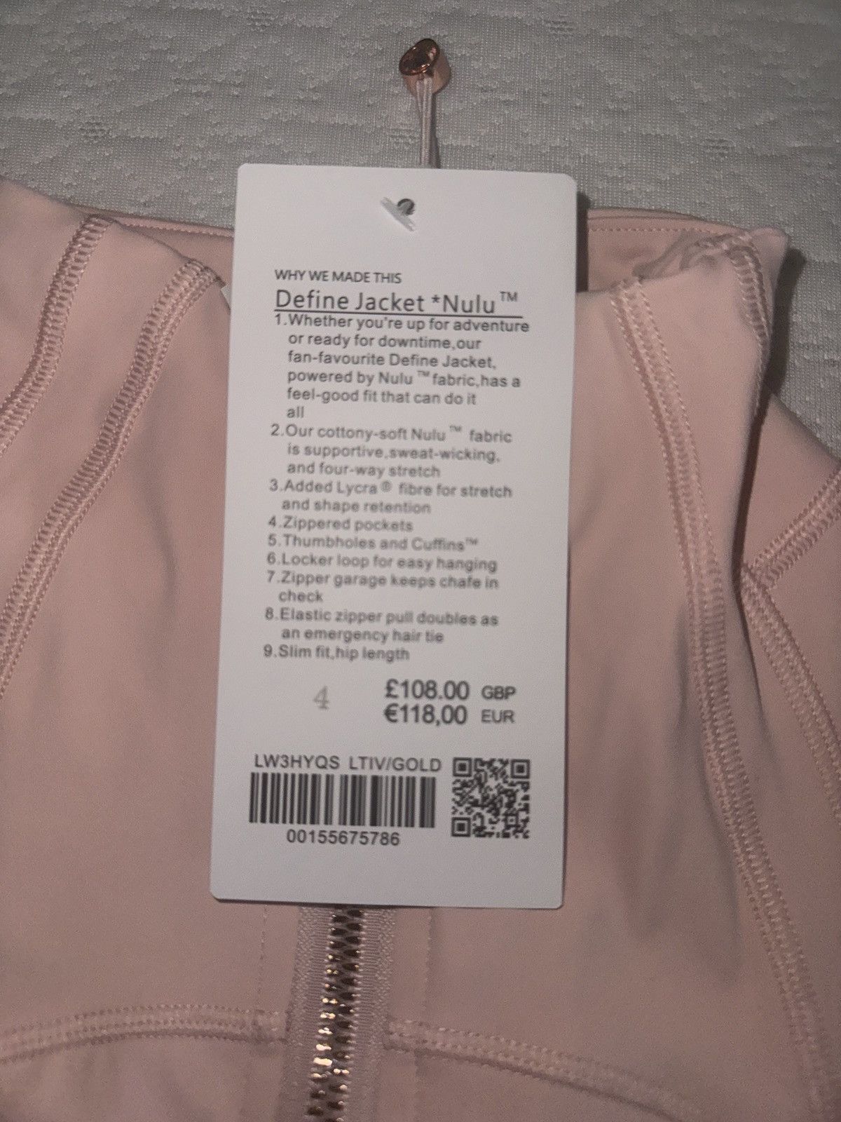 Lululemon Lululemon Pink Matching Set – ZipUp Jacket & Leggings Size 4 Size S / US 4 / IT 40 - 7 Thumbnail
