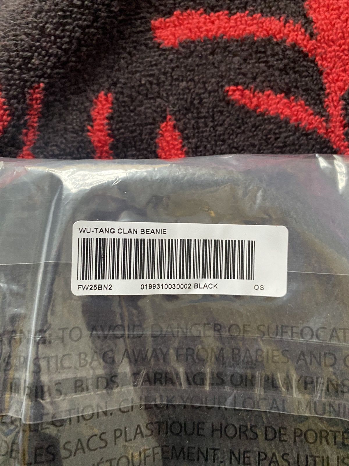 Supreme Supreme Wu-Tang Beanie Black Size ONE SIZE - 4 Thumbnail