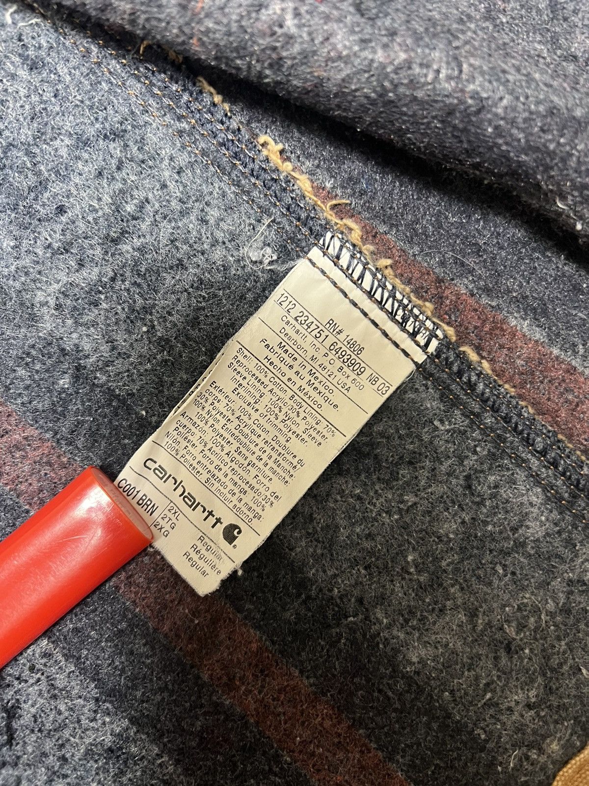 Carhartt vintage work wear Detroit style jacket