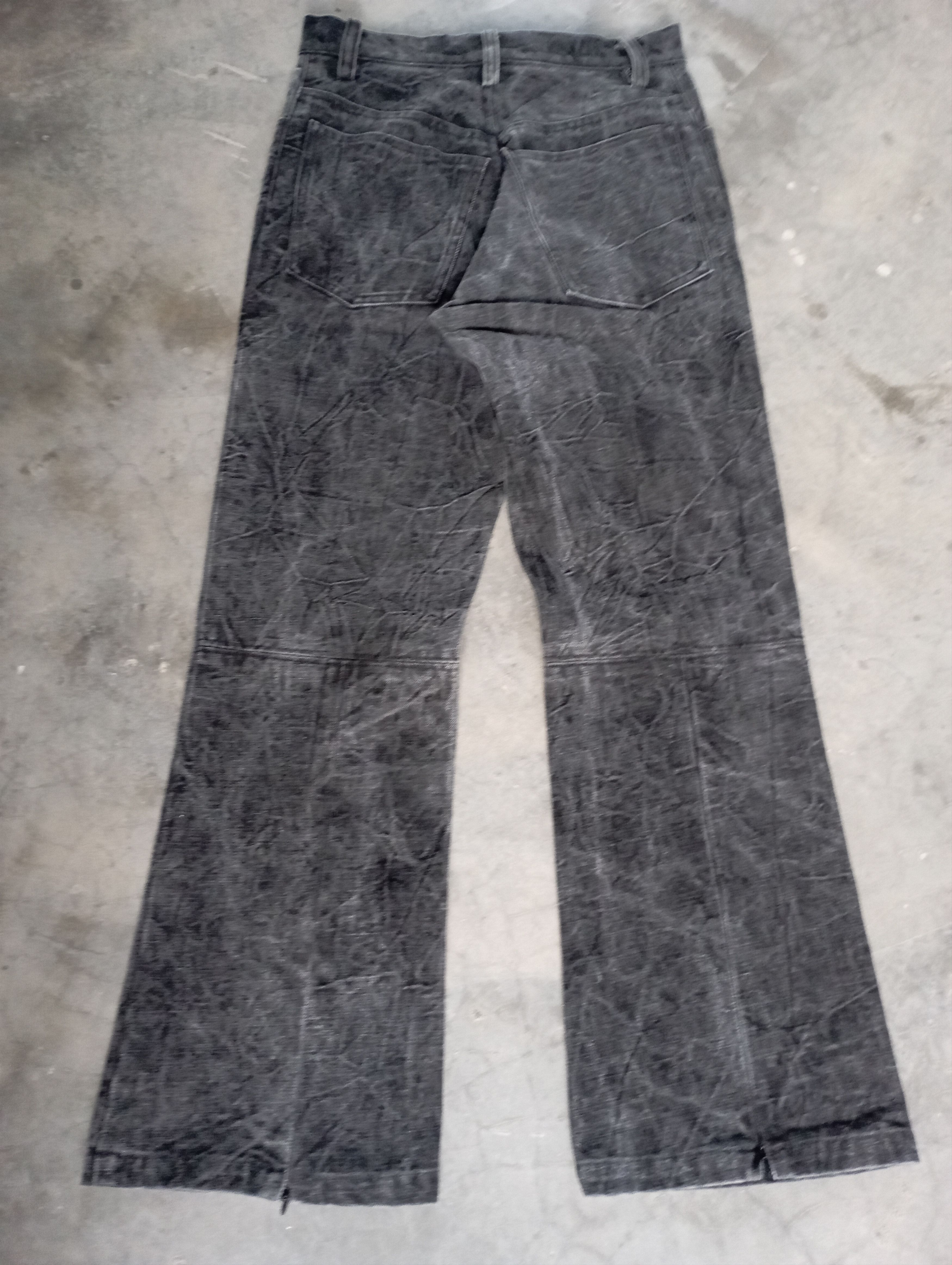 Nicole Club Flare Jeans Crazy Lightning Wash Faded Black Jpn Ng Ideboon Size US 27 - 10 Thumbnail