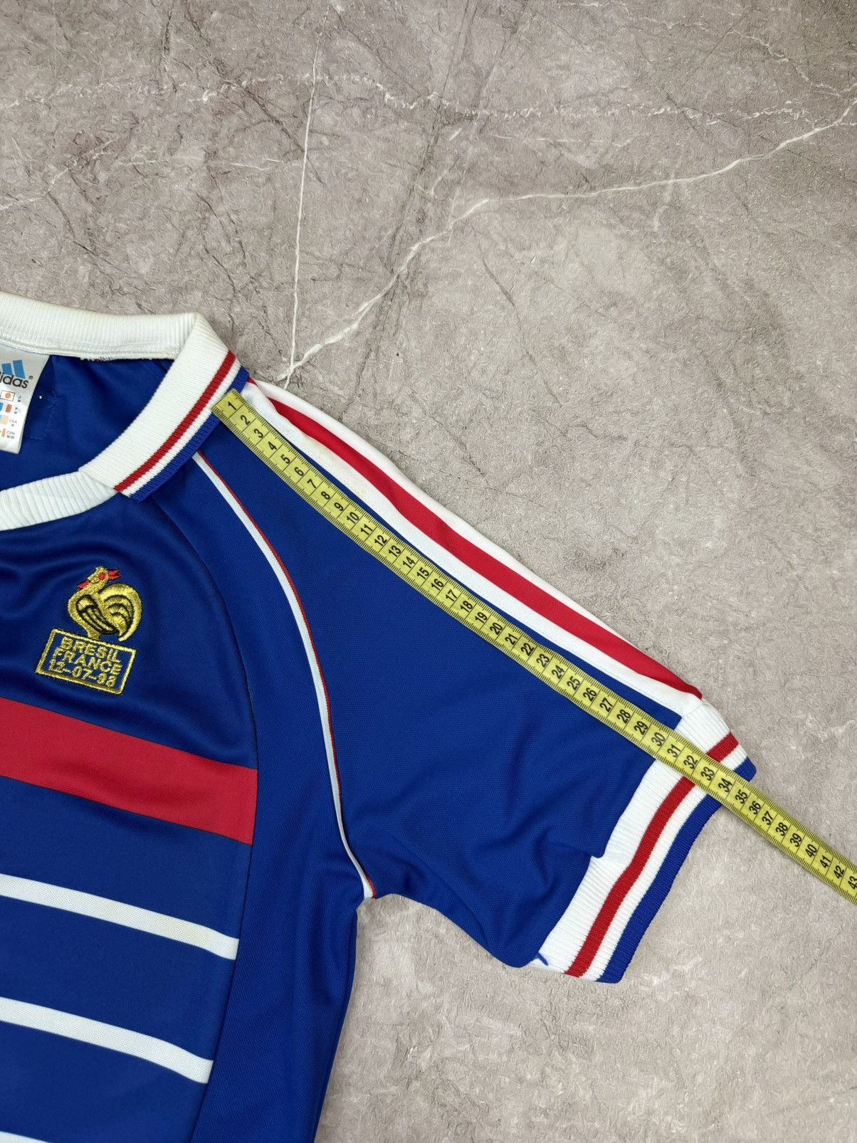 Adidas Vintage 1998 france fifa world cup adidas Zidane jersey Size US M / EU 48-50 / 2 - 10 Thumbnail