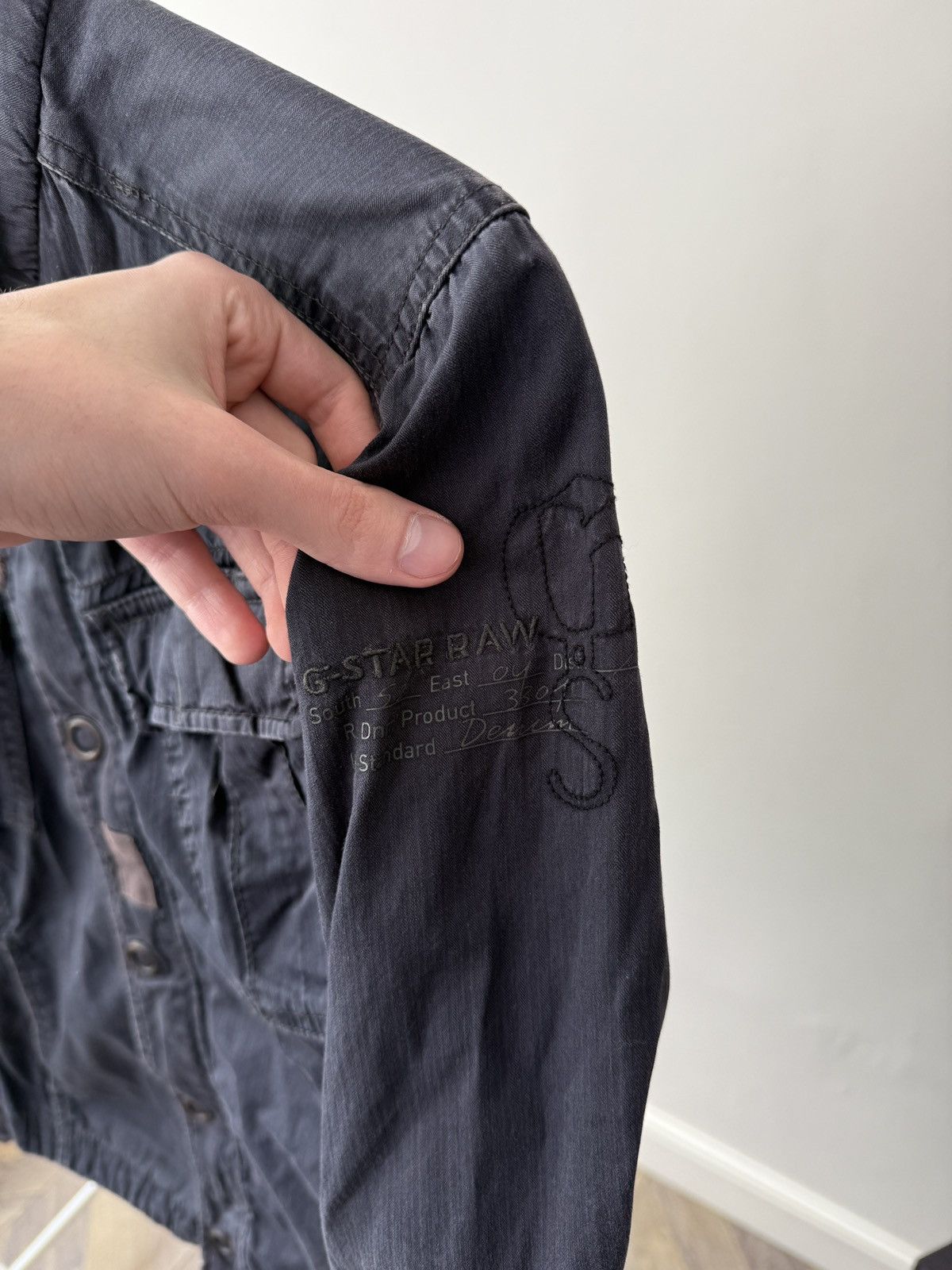 G-Star Vintage G-Star Raw Women’s Navy Faded Military Field Jacket Size M / US 6-8 / IT 42-44 - 7 Thumbnail