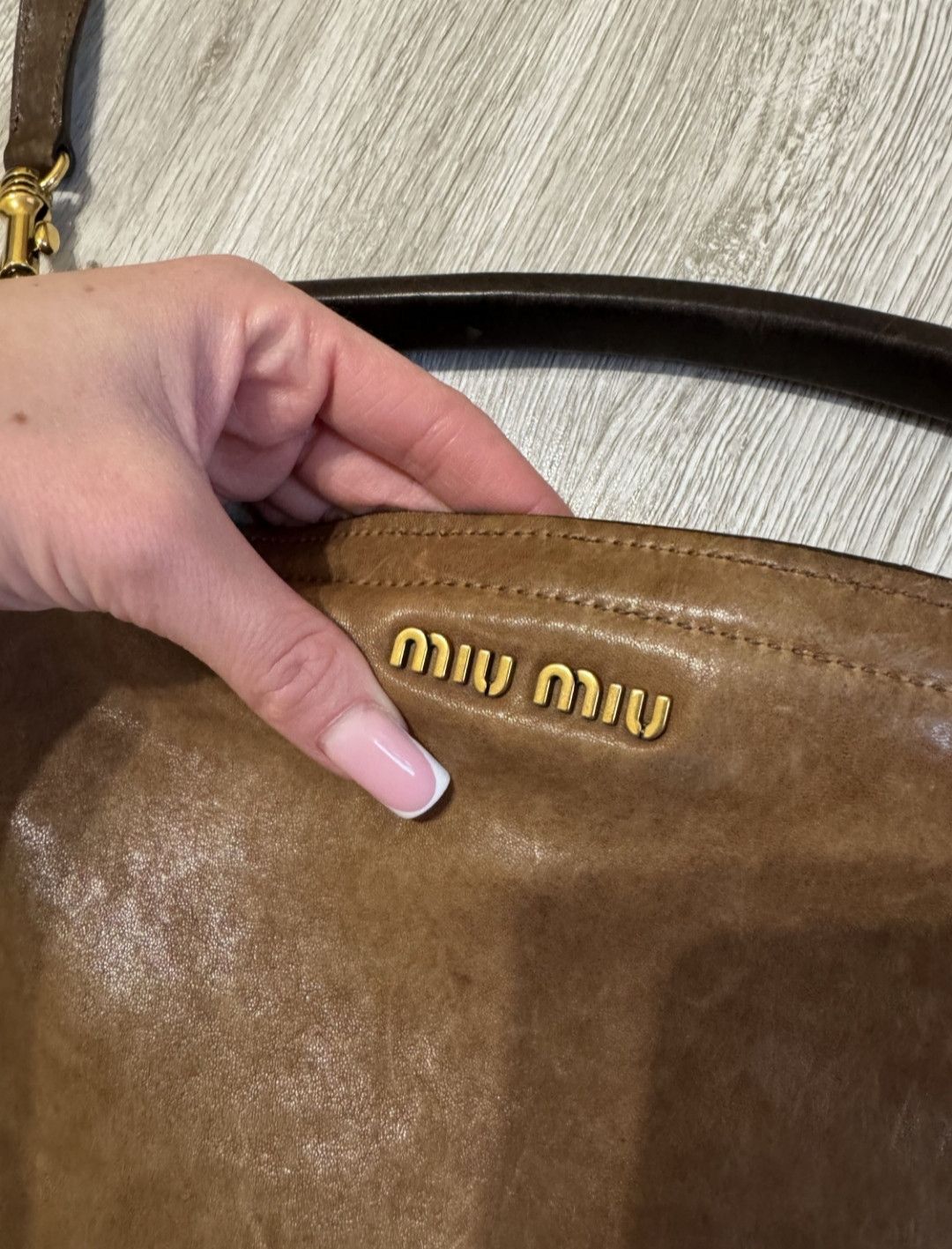 Miu Miu Miu Miu Vintage Leather Bag Size ONE SIZE - 2 Thumbnail