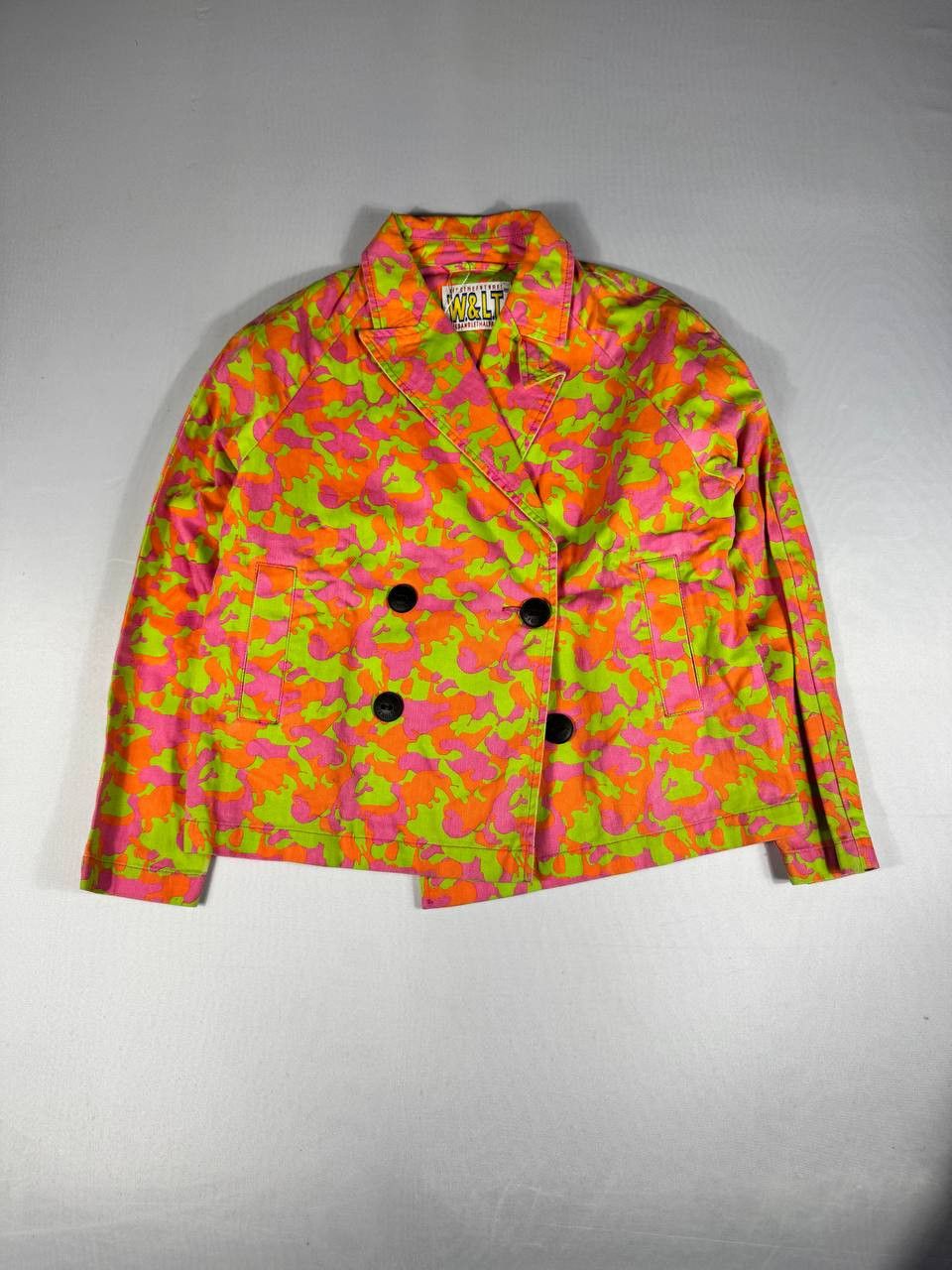 Walter Van Beirendonck Walter Van Beirendonck Pukpuk Camo Double Breasted Size S / US 4 / IT 40 - 1 Thumbnail