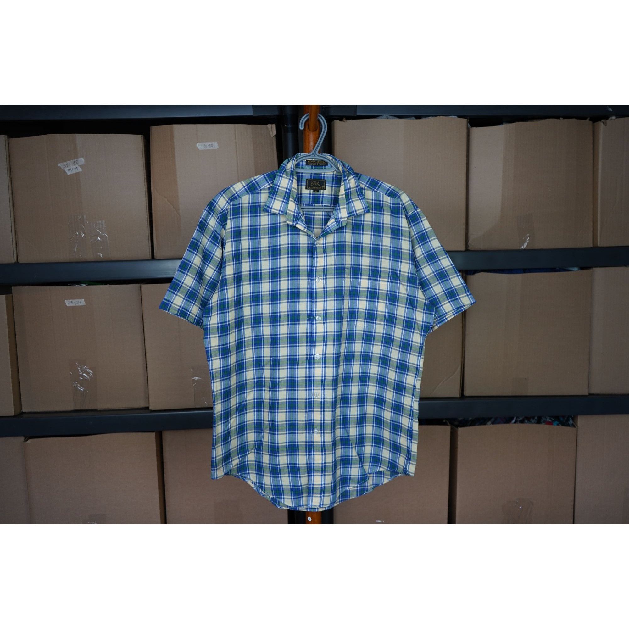 Vintage 90s Gentlemens Row Vintage Gingham Shirt Men's L #333 Size US L / EU 52-54 / 3 - 1 Thumbnail