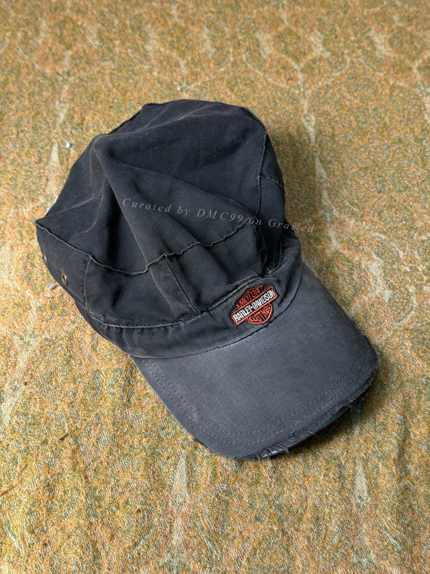 Vintage Vintage Harley Davidson Beret Size ONE SIZE - 1 Thumbnail