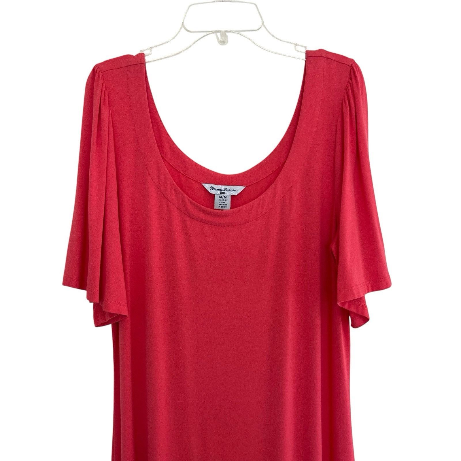 Tommy Bahama Tommy Bahama | Tambour Flounce Sleeve Dress Paradise Pink M Size M / US 6-8 / IT 42-44 - 4 Thumbnail