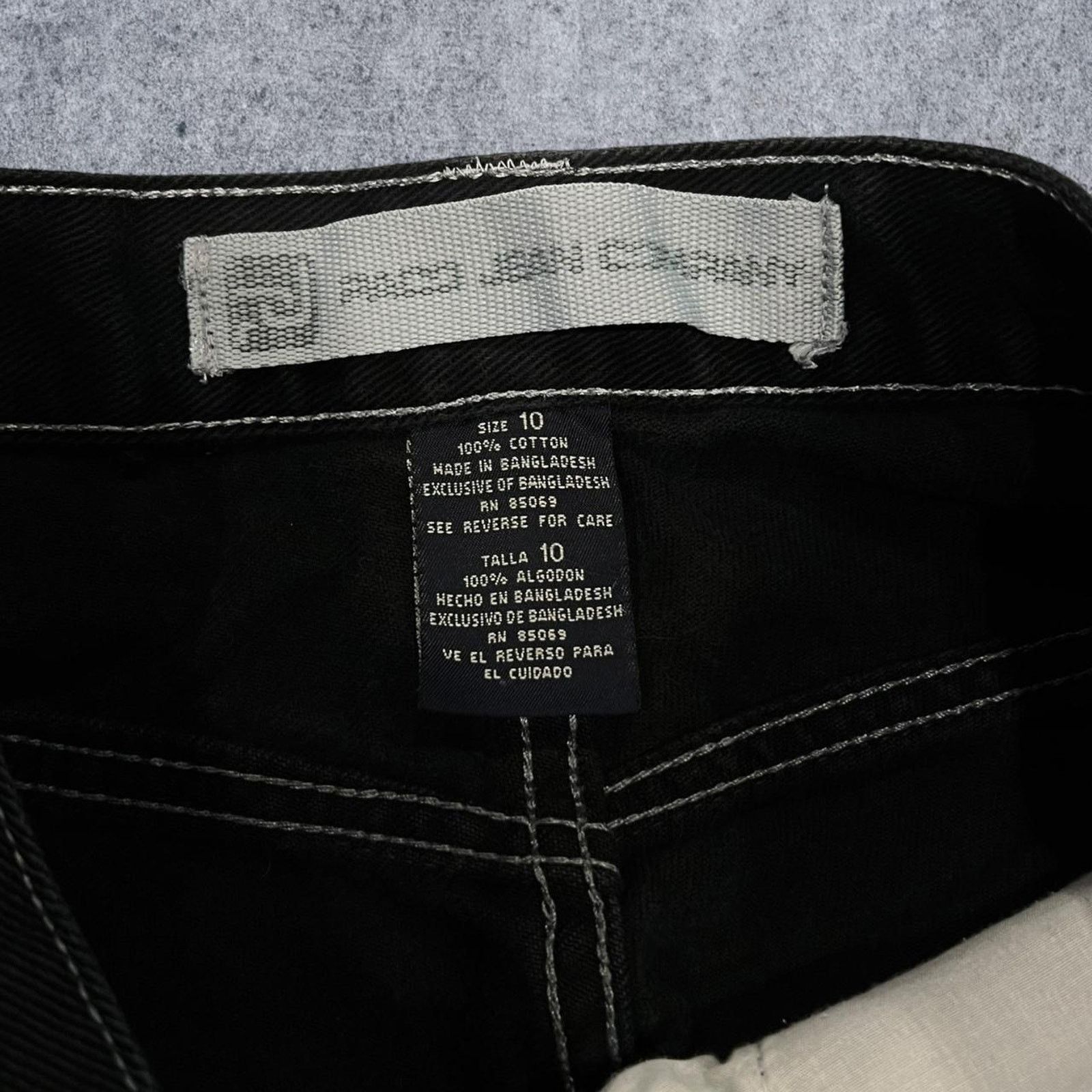 JNCO Paco Jeans Co. Black Skater Shorts Size US 26 / EU 42 - 4 Thumbnail