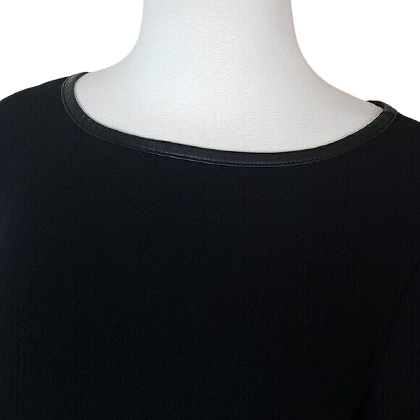 Ecco Eci New York Dress M Black Cocktail Mini Evening Minimalist Size M / US 6-8 / IT 42-44 - 3 Thumbnail