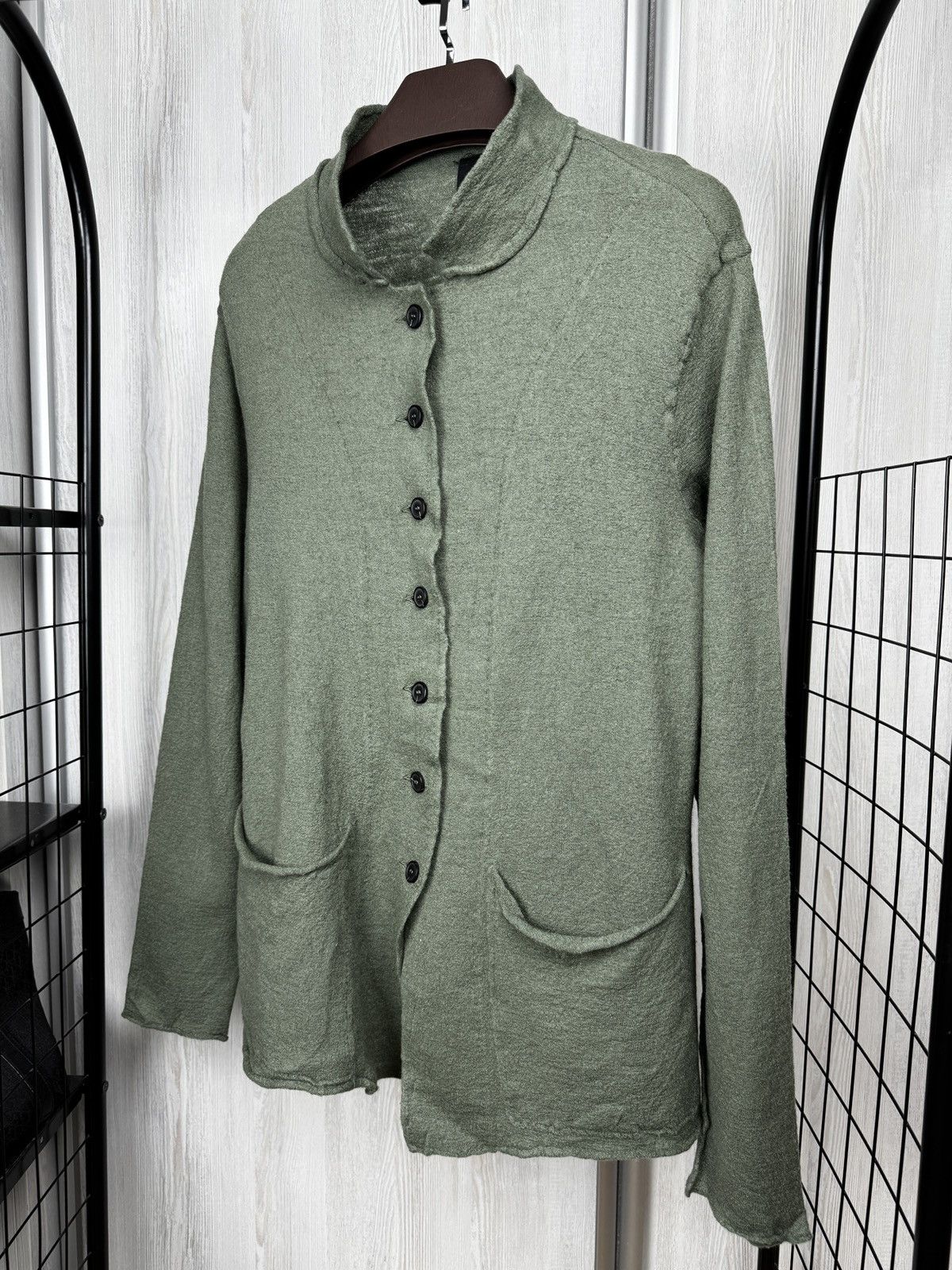 Rundholz Rundholz Avantgarde Knitwear Sweater Cardigan Wool Green L Size L / US 10 / IT 46 - 6 Thumbnail
